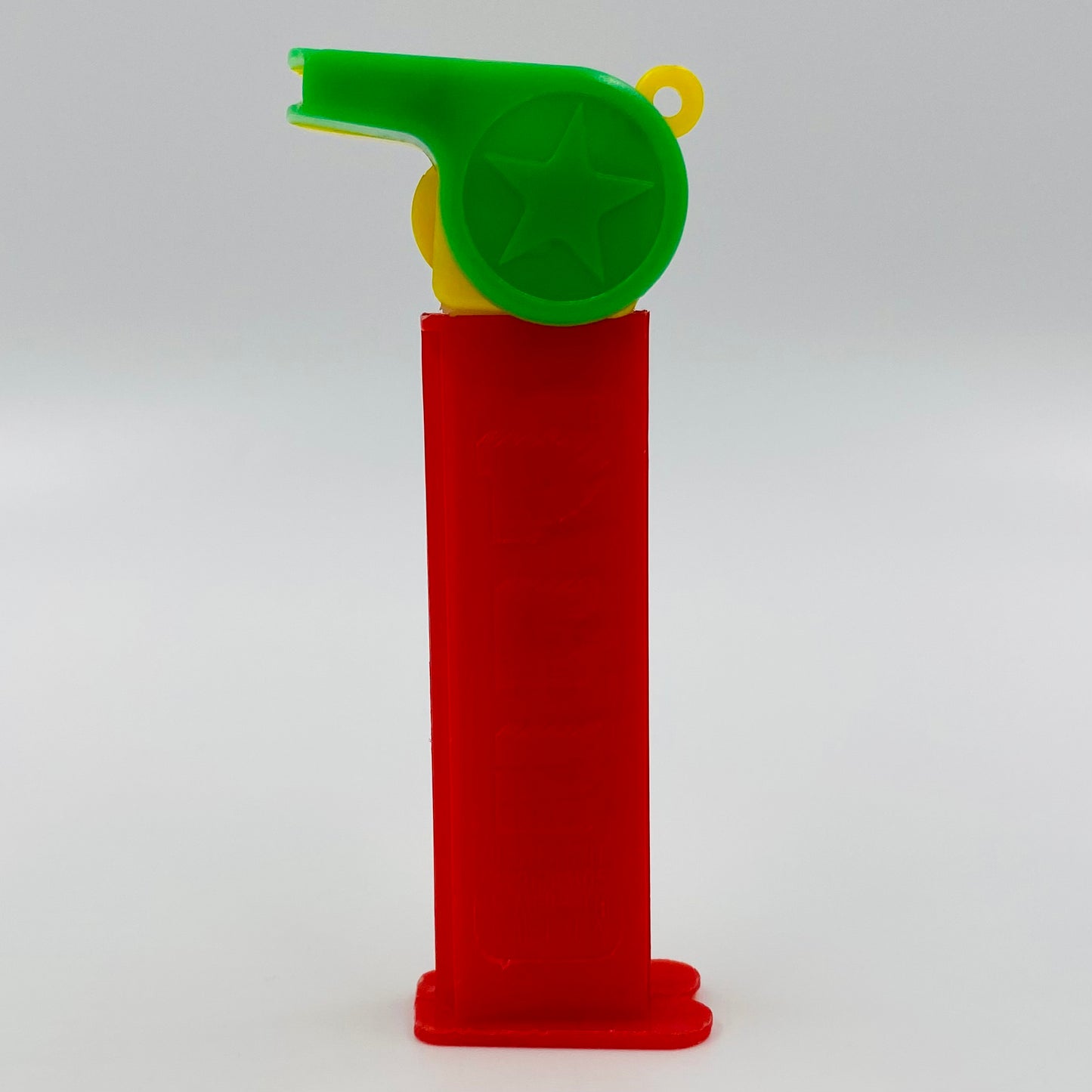 PEZ Coach Whistle (yellow/green) PEZ dispenser (1990's) loose 4.9 China