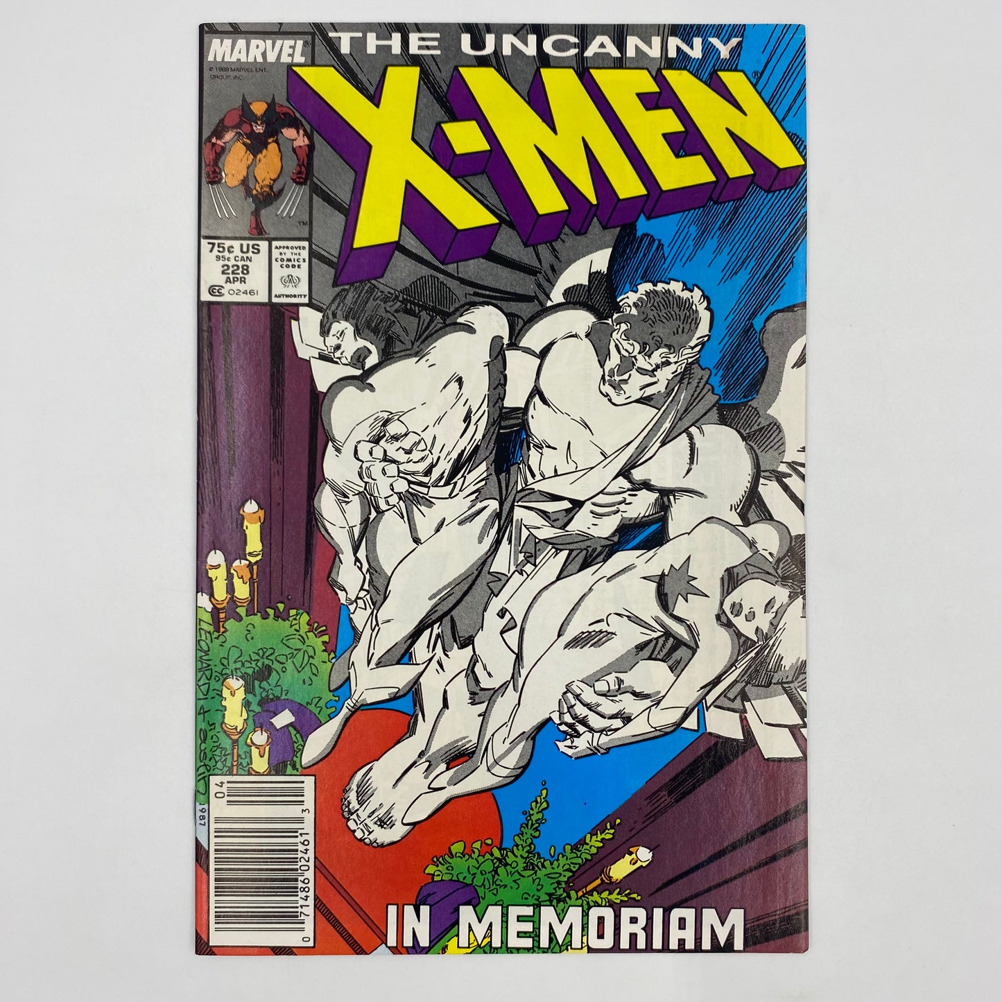 Uncanny X-Men #228 newsstand edition "Deadly Games!” (1987) Marvel