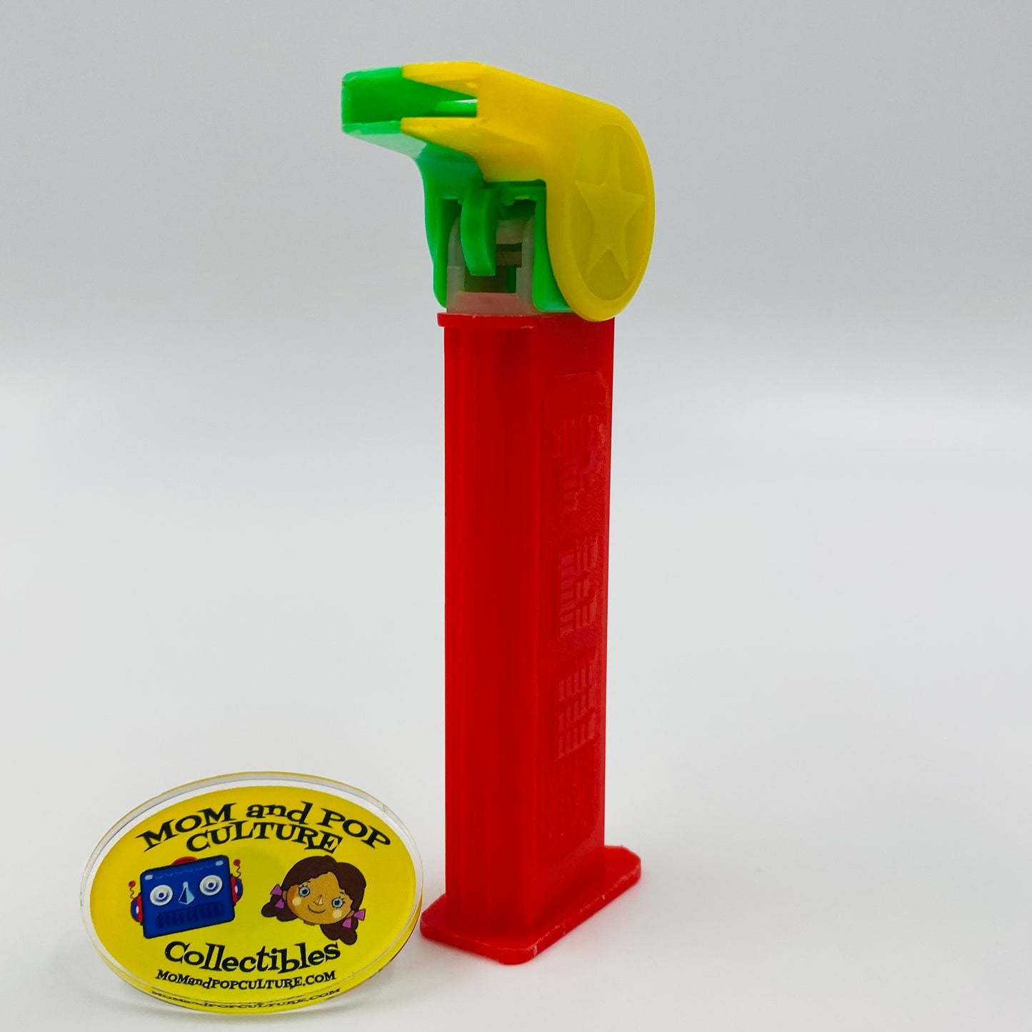 PEZ Coach Whistle (green/yellow) PEZ dispenser (1990's) loose 4.9 China