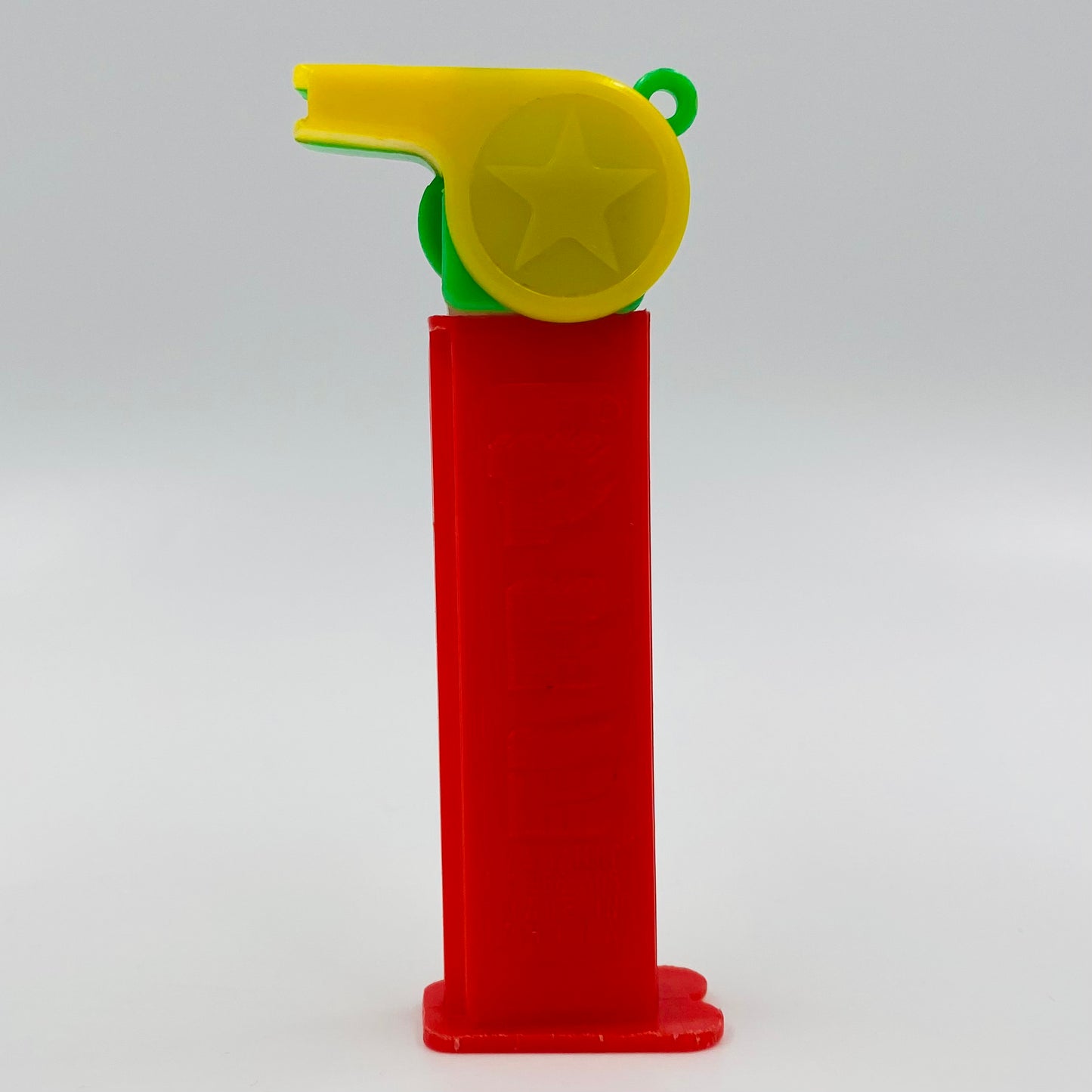 PEZ Coach Whistle (green/yellow) PEZ dispenser (1990's) loose 4.9 China