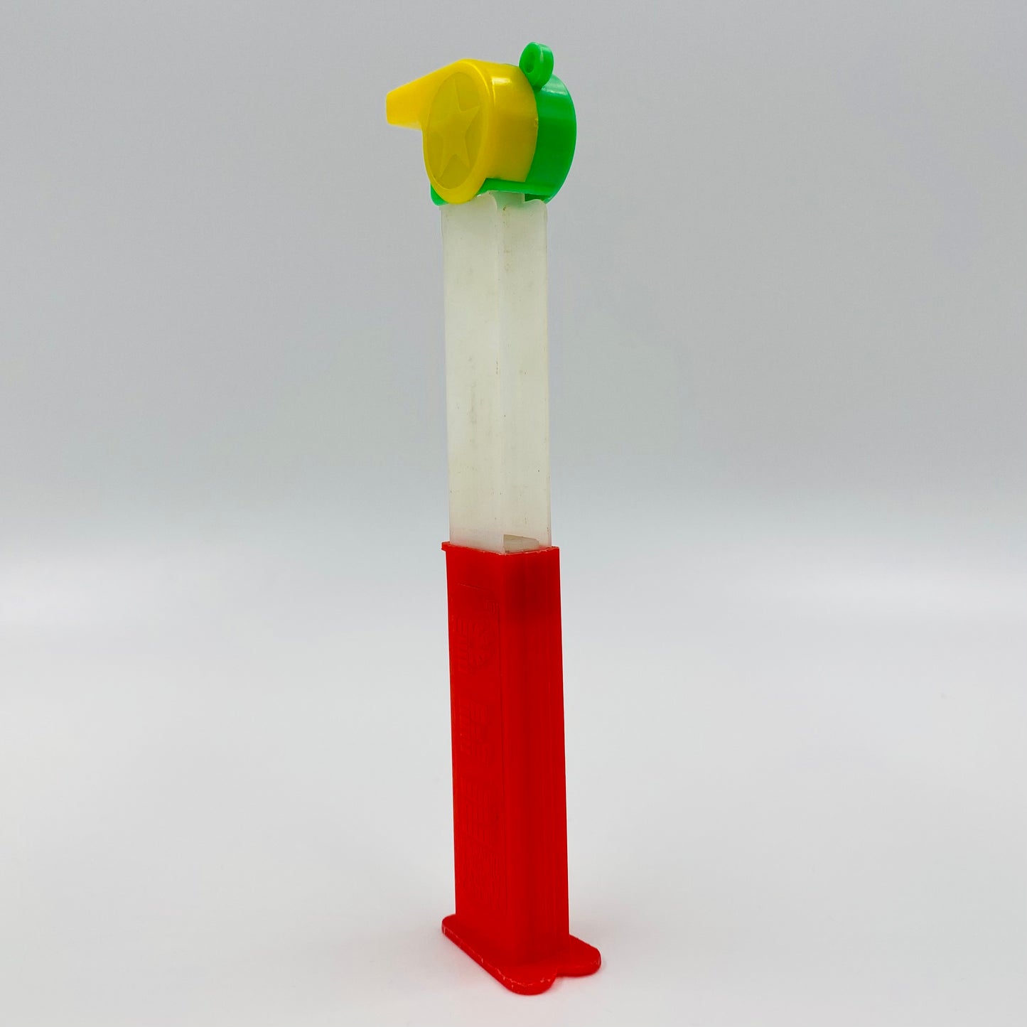 PEZ Coach Whistle (green/yellow) PEZ dispenser (1990's) loose 4.9 China