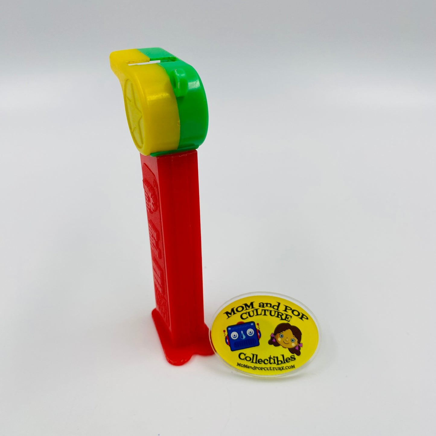 PEZ Coach Whistle (green/yellow) PEZ dispenser (1990's) loose 4.9 China
