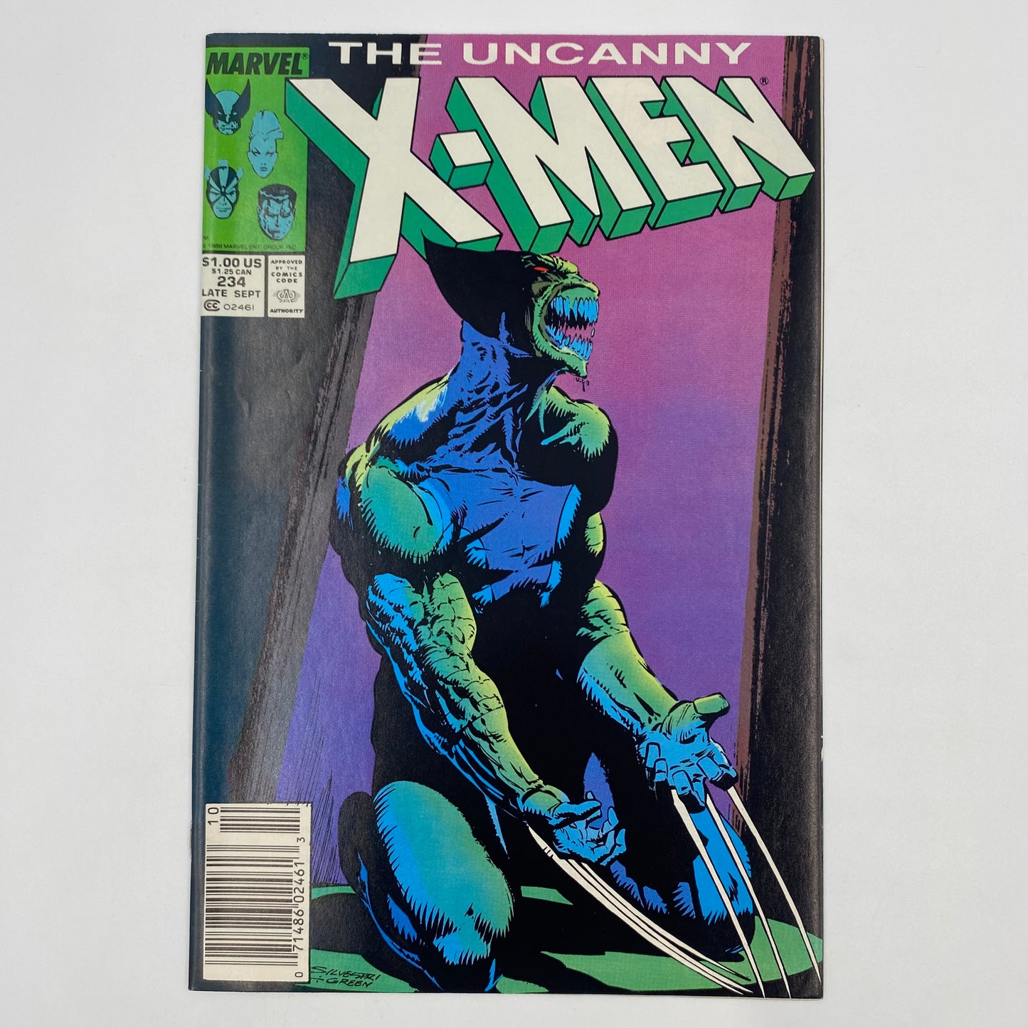 Uncanny X-Men #234 newsstand edition “Glory Day” (1988) Marvel (FN)