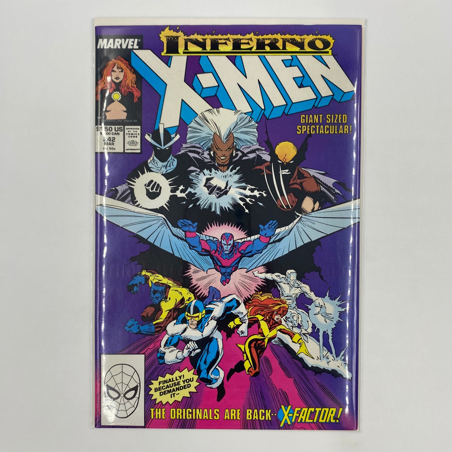 Uncanny X-Men #242 ”Inferno, Part the Third: Burn!” (1988) Marvel (VF)