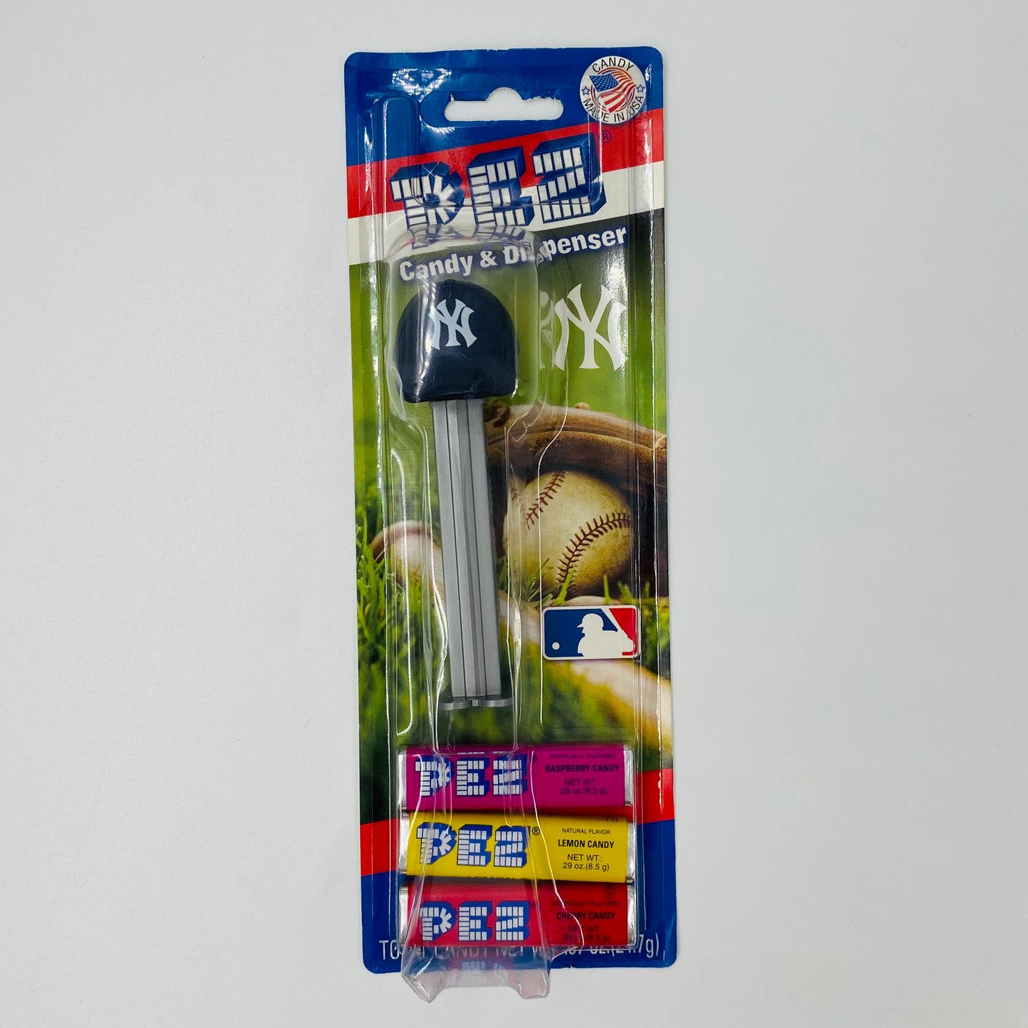 MLB Baseball New York Yankees baseball cap PEZ dispenser (2009) carded 7.5 Hungary