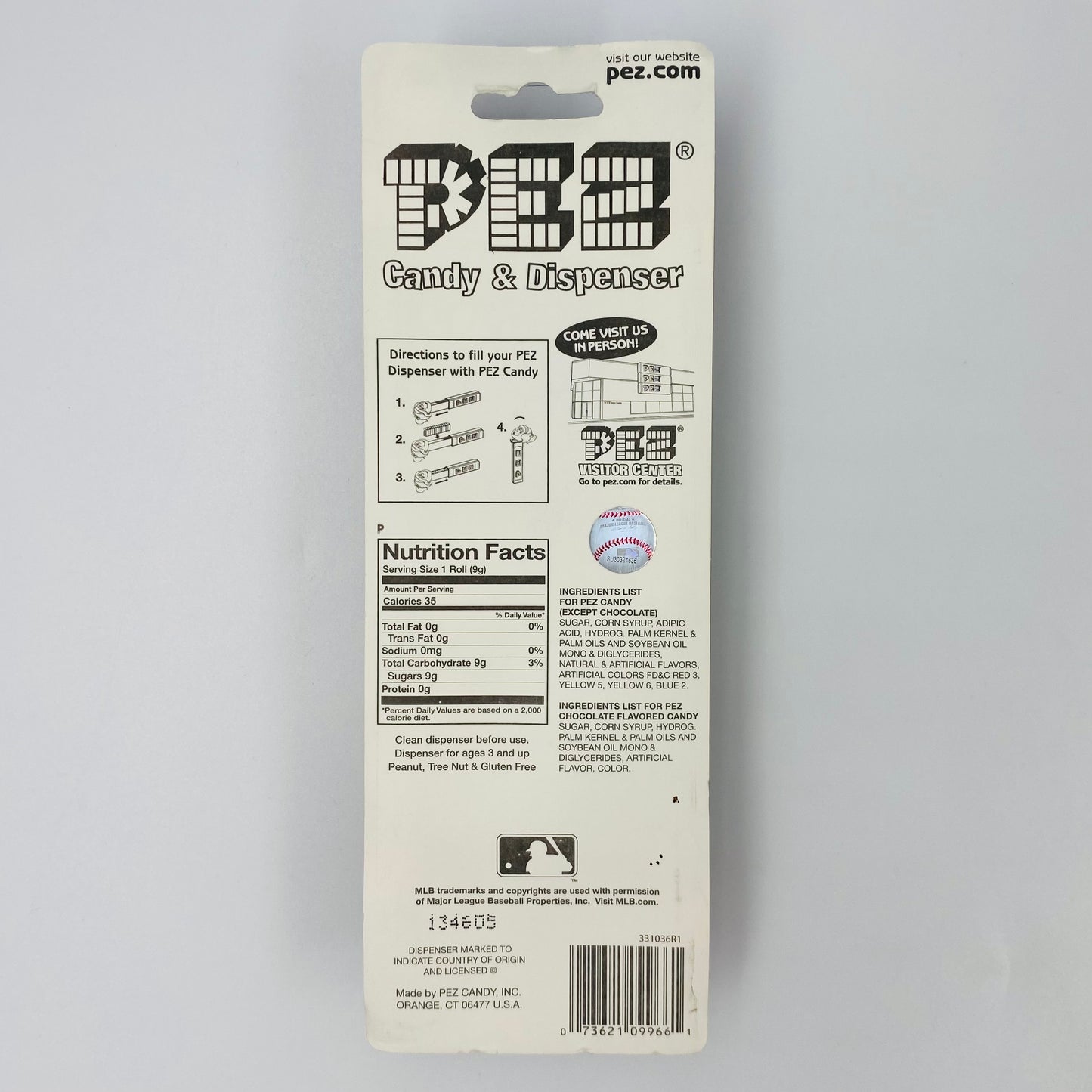 MLB Baseball New York Yankees baseball cap PEZ dispenser (2009) carded 7.5 Hungary