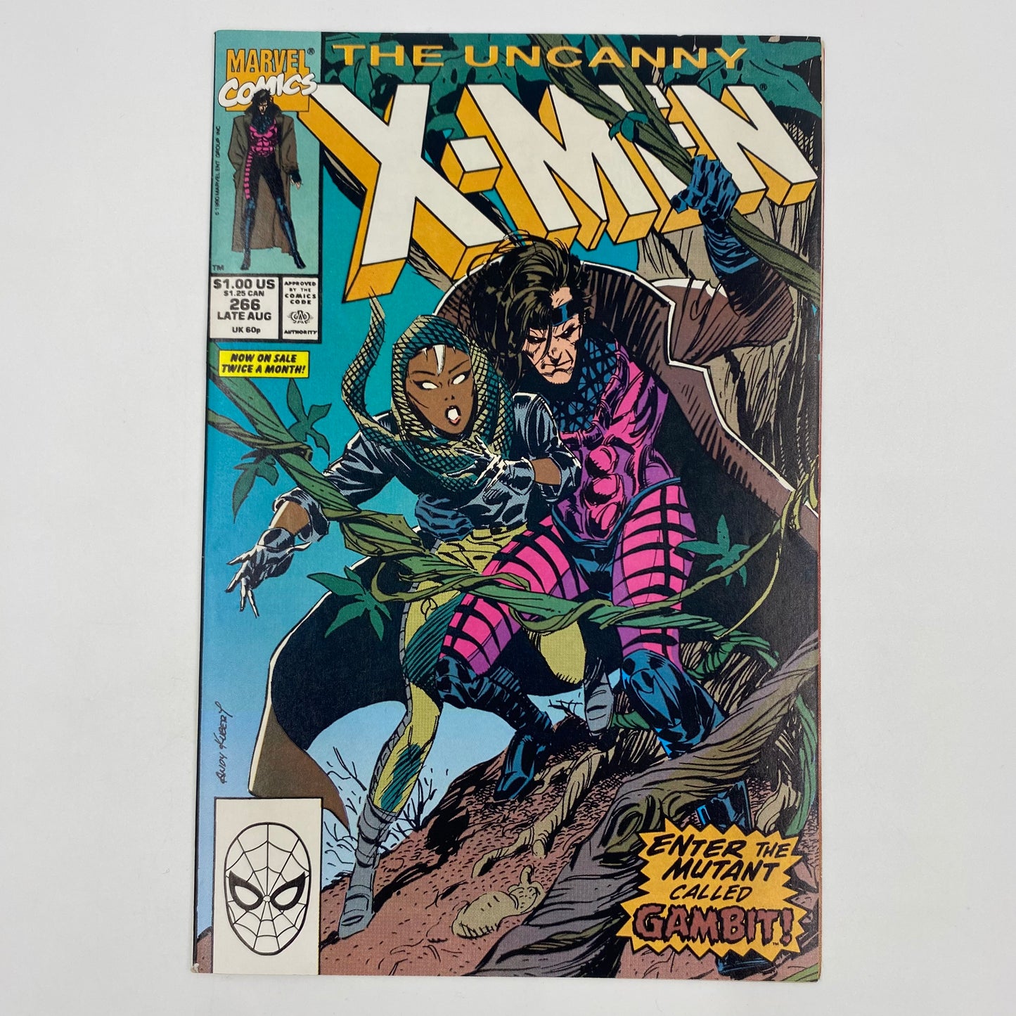 Uncanny X-Men #266 “Gambit: Out of the Frying Pan!” (1990) Marvel (FN)