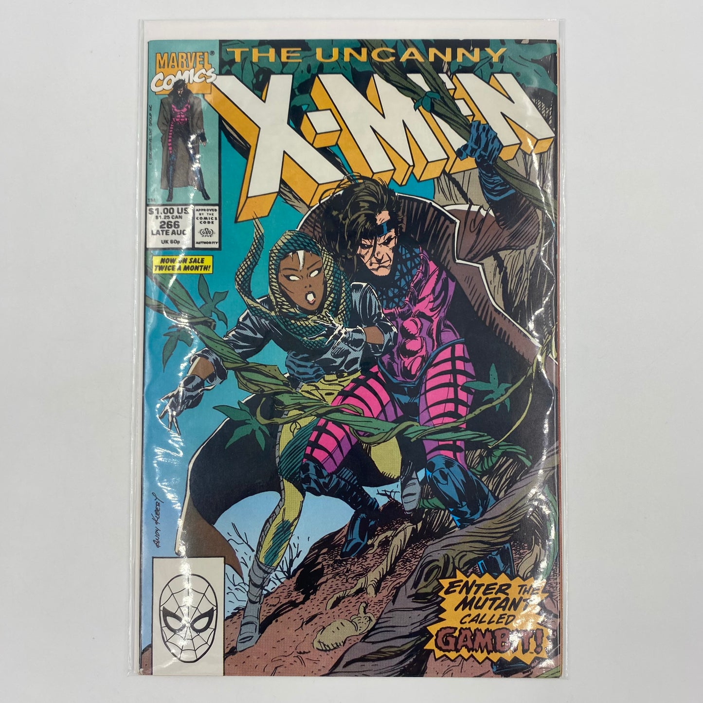 Uncanny X-Men #266 “Gambit: Out of the Frying Pan!” (1990) Marvel (FN)