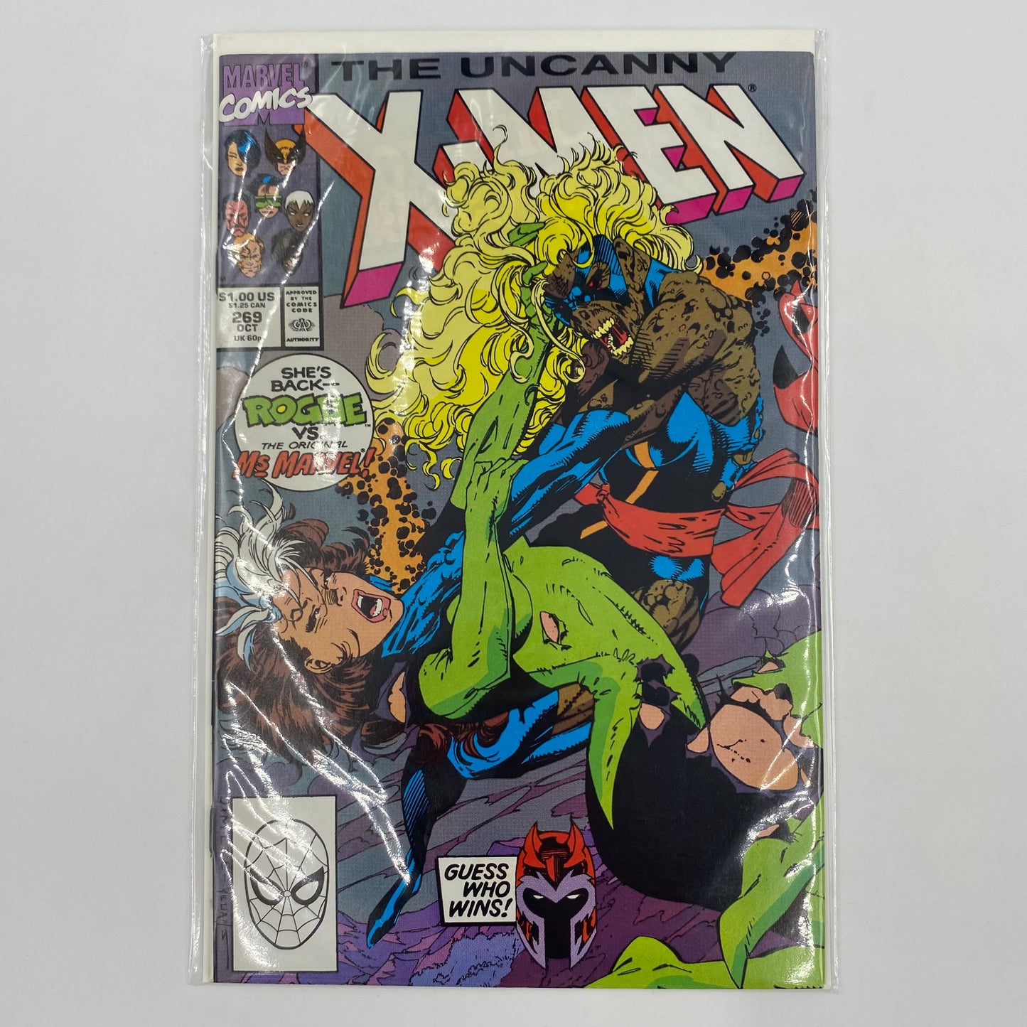 Uncanny X-Men #269 “Rogue Redux!" (1990) Marvel (FN)