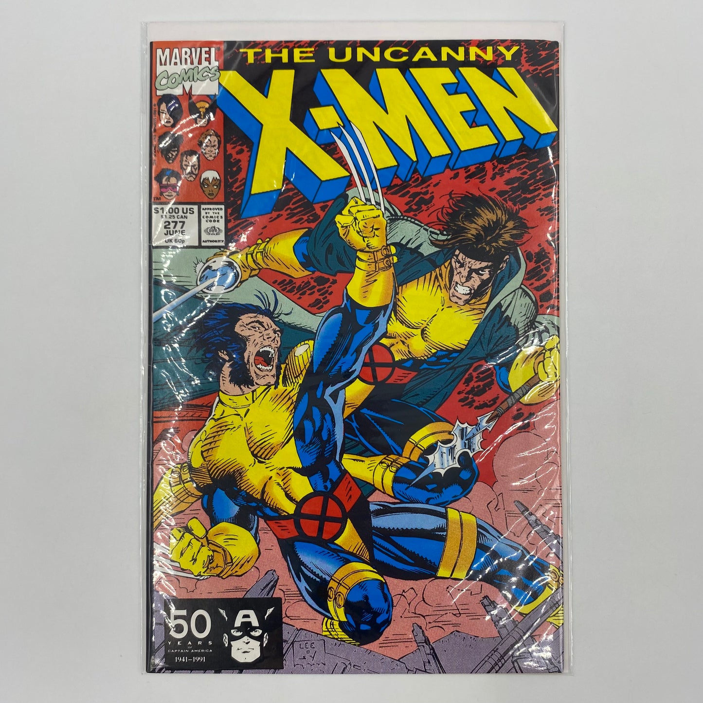 Uncanny X-Men #277 “Free Charley!” (1991) Marvel (FN)