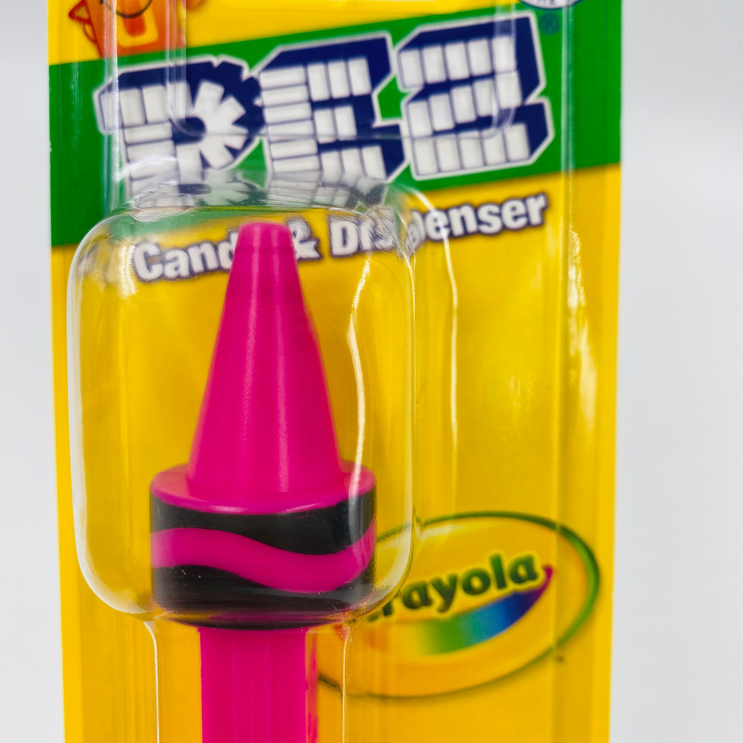 Crayola Jazzberry Jam crayon PEZ dispenser (2018) carded 7.5 China