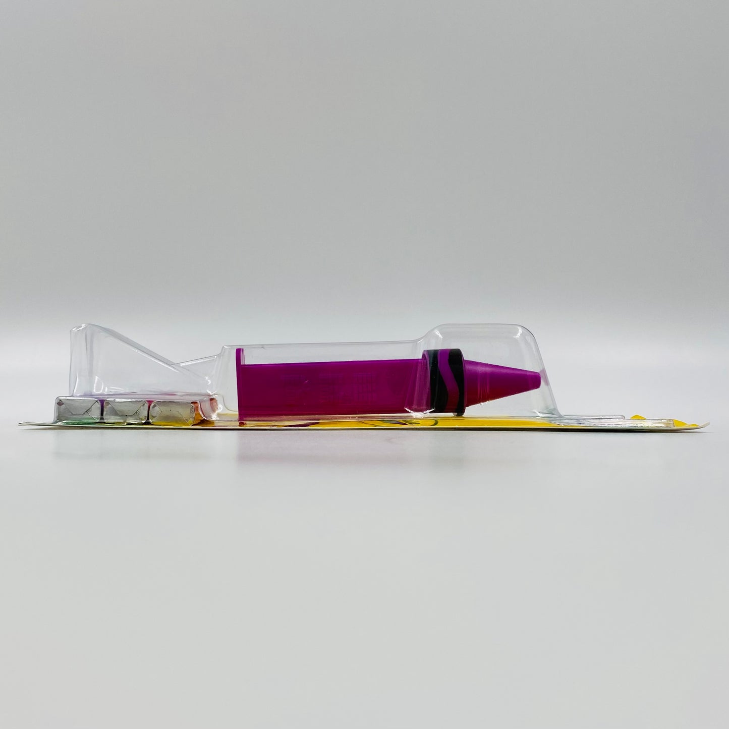 Crayola Vivid Violet crayon PEZ dispenser (2018) carded 7.5 China