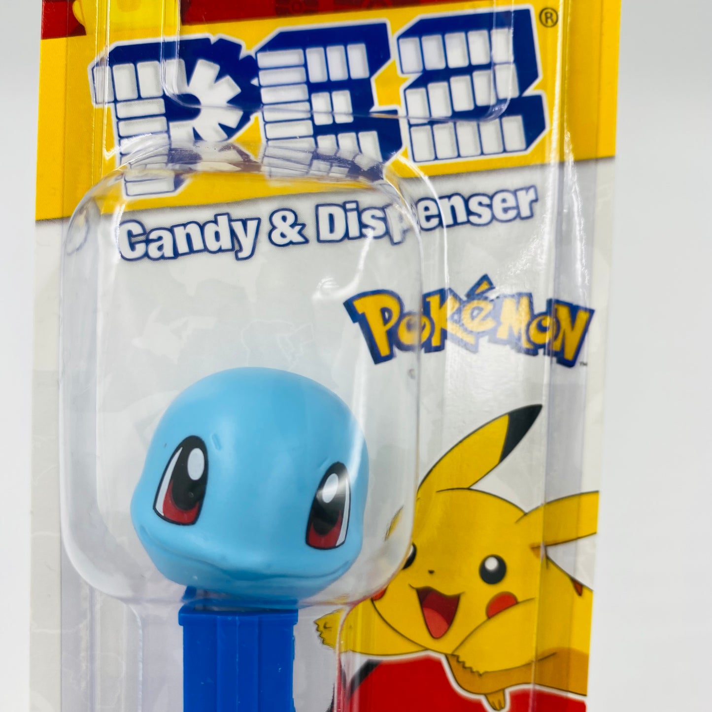 Pokemon Squirtle PEZ dispenser (2019) carded 7.5 Hungary