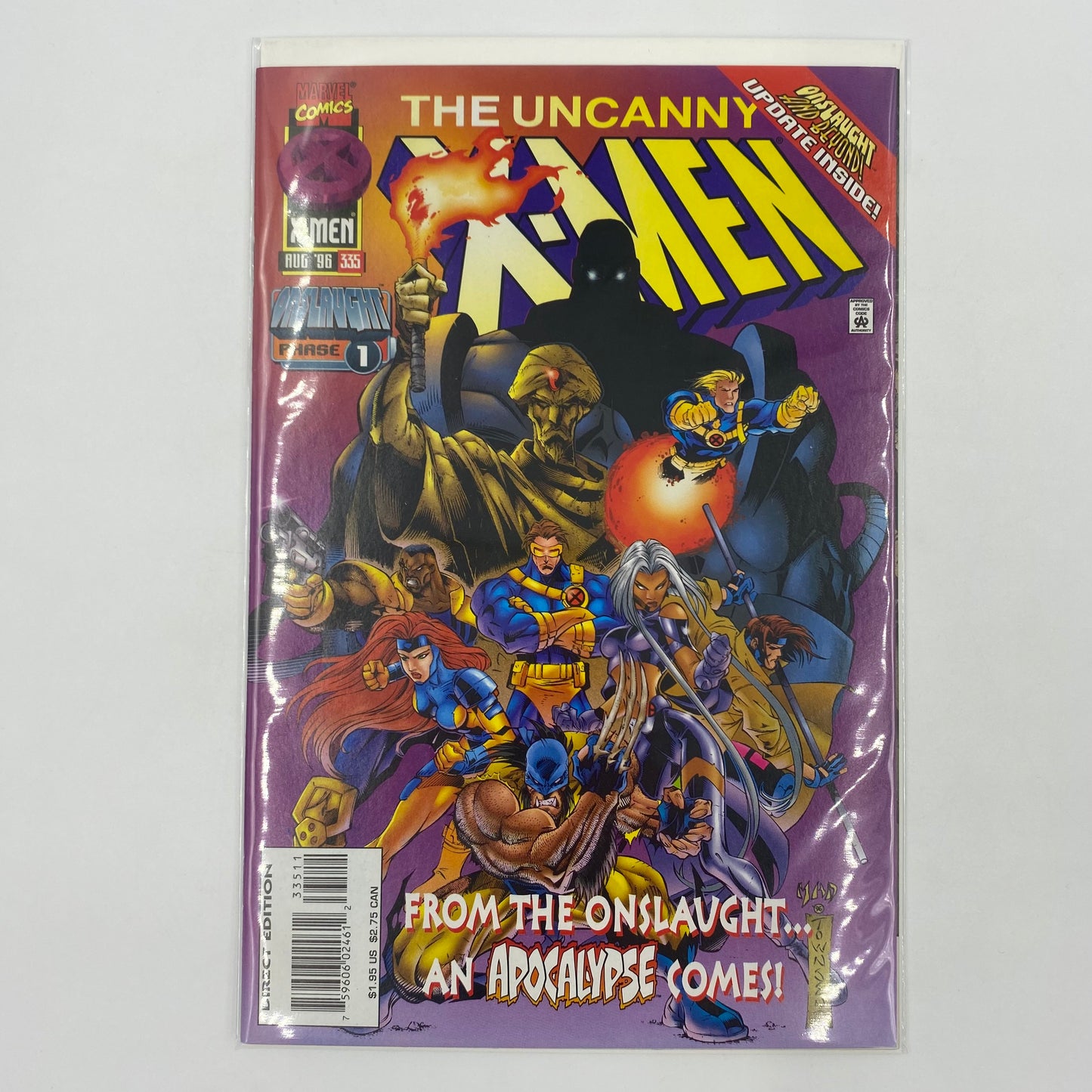 Uncanny X-Men #335 “Apocalypse Lives!” (1996) Marvel (VF)