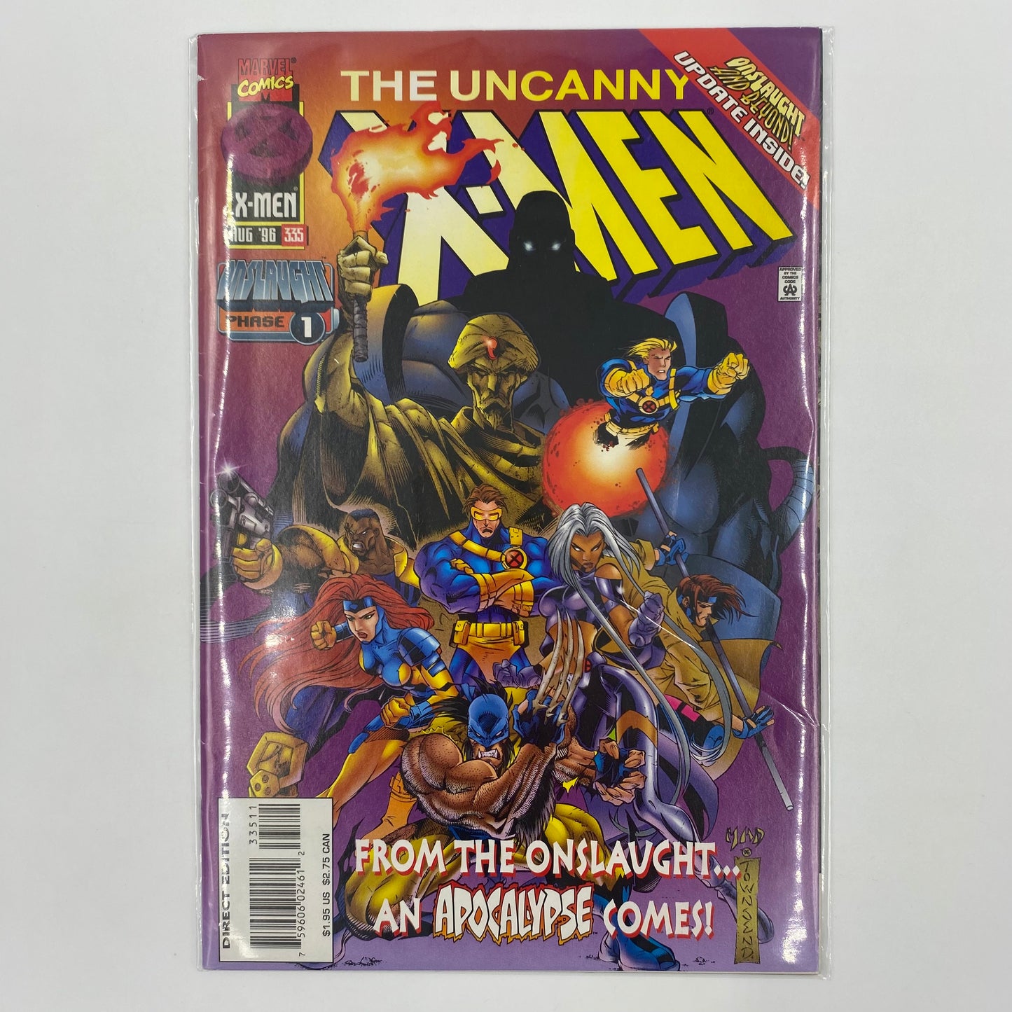 Uncanny X-Men #335 “Apocalypse Lives!” (1996) Marvel (FN)