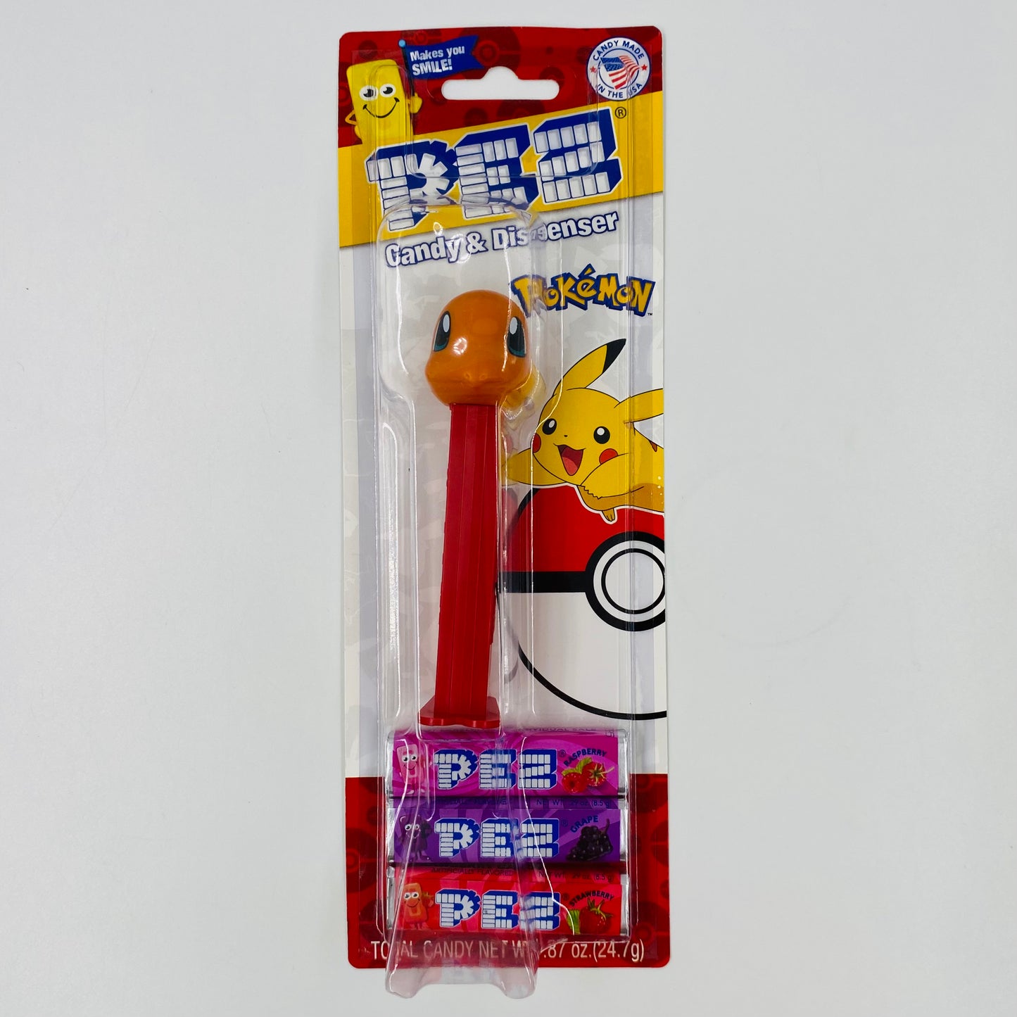 Pokemon Charmander PEZ dispenser (2019) carded 7.5 Hungary