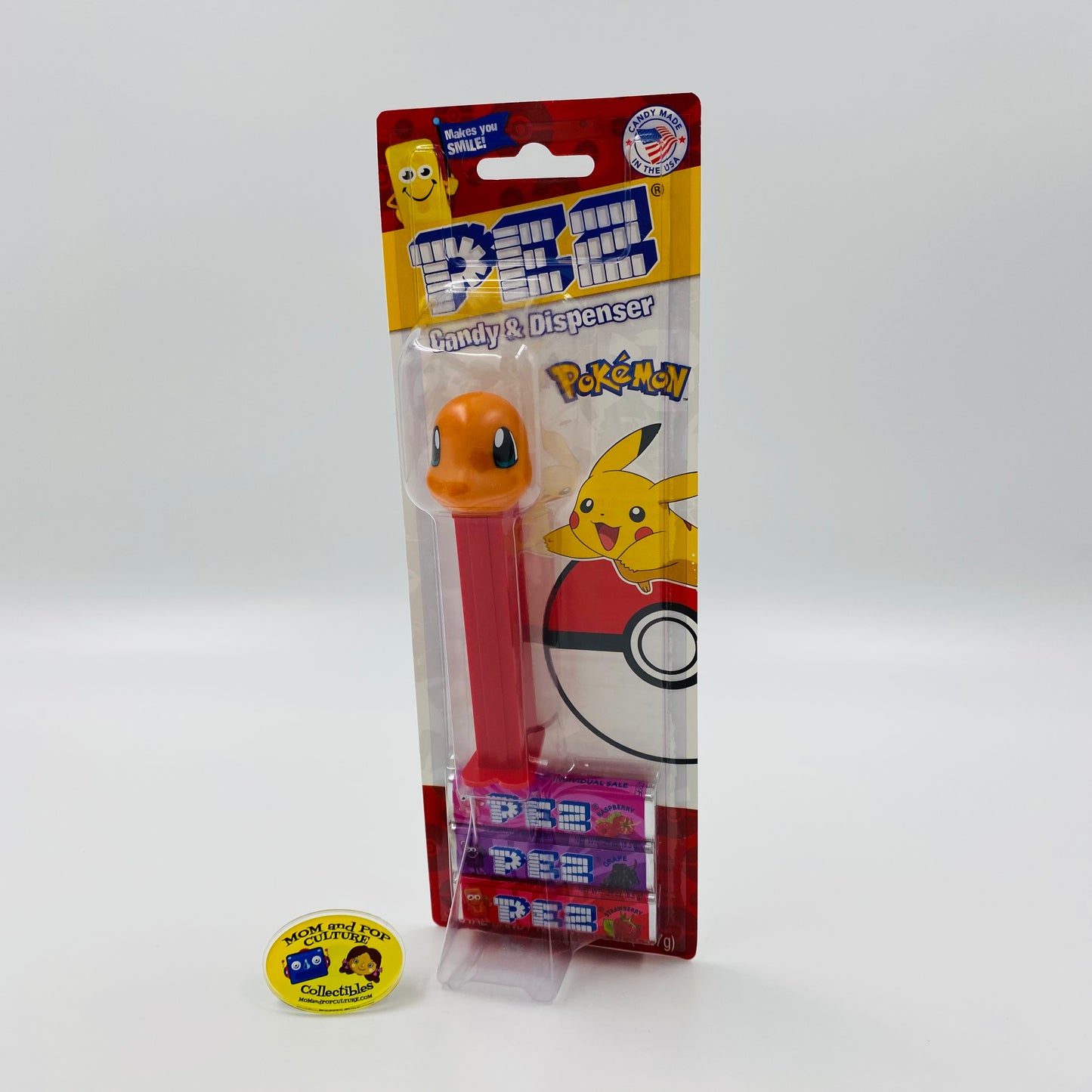 Pokemon Charmander PEZ dispenser (2019) carded 7.5 Hungary