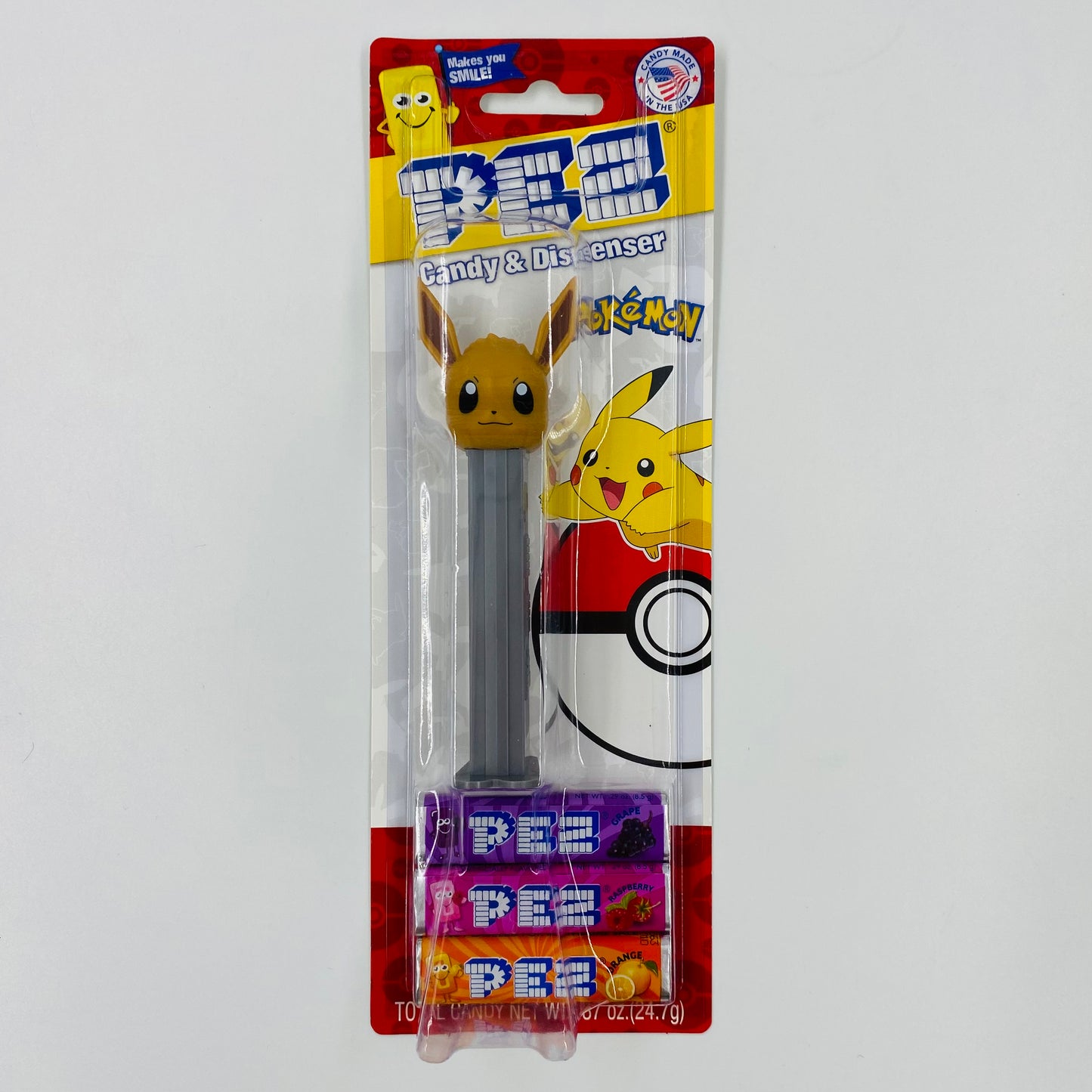 Pokemon Eevee PEZ dispenser (2020) carded 7.5 Hungary