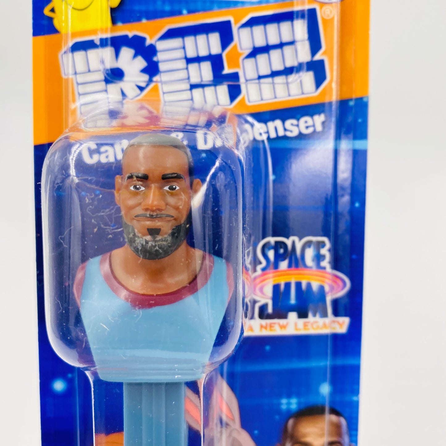 Space Jam A New Legacy LeBron James PEZ dispenser (2021) carded 7.5 China