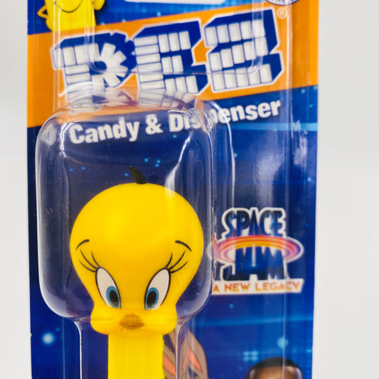 Space Jam A New Legacy Tweety Bird PEZ dispenser (2021) carded 7.5 China