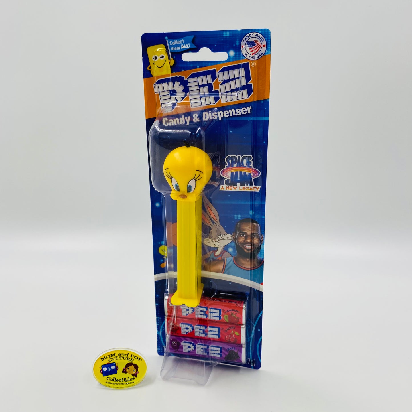 Space Jam A New Legacy Tweety Bird PEZ dispenser (2021) carded 7.5 China