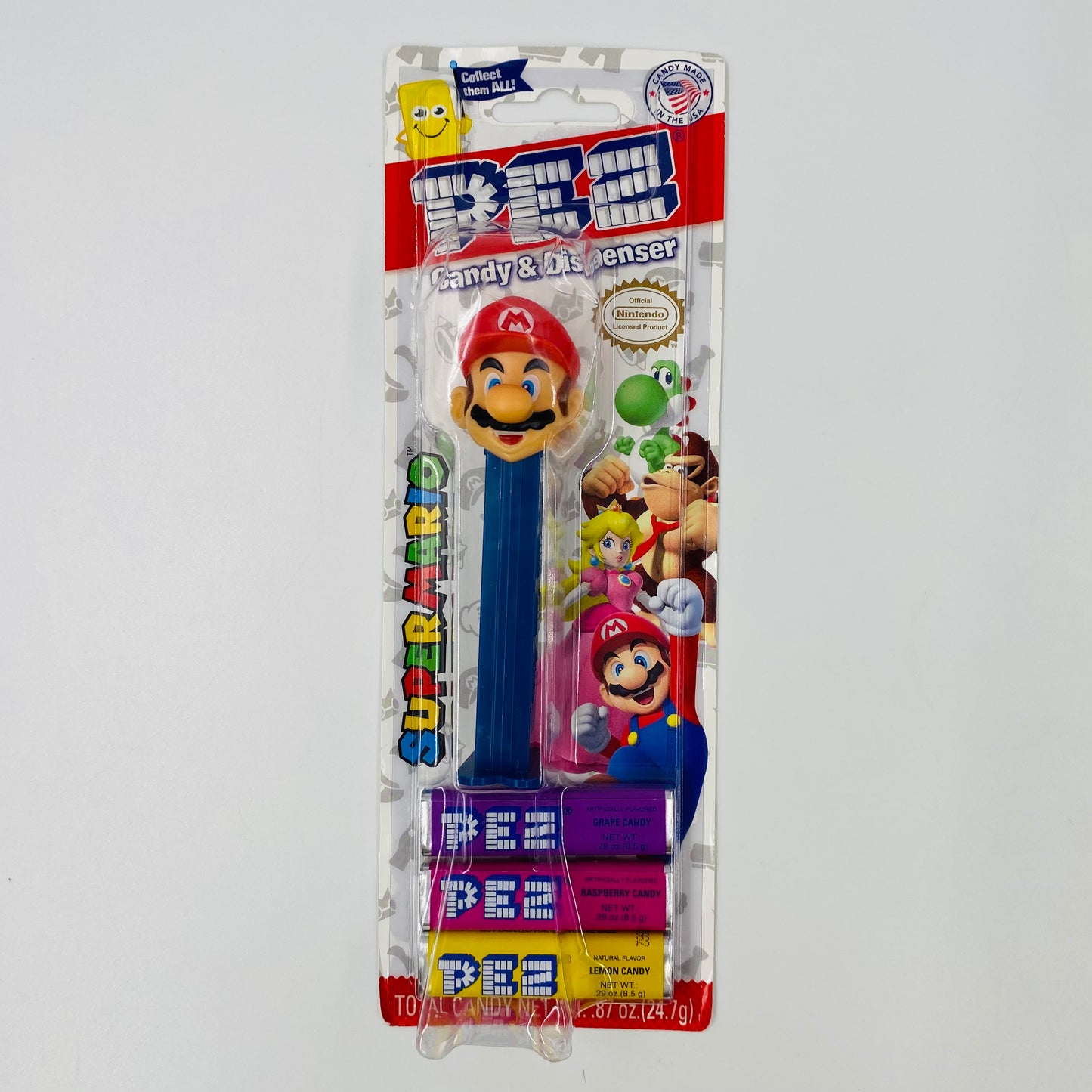 Super Mario PEZ dispenser (2013) carded 7.5 China