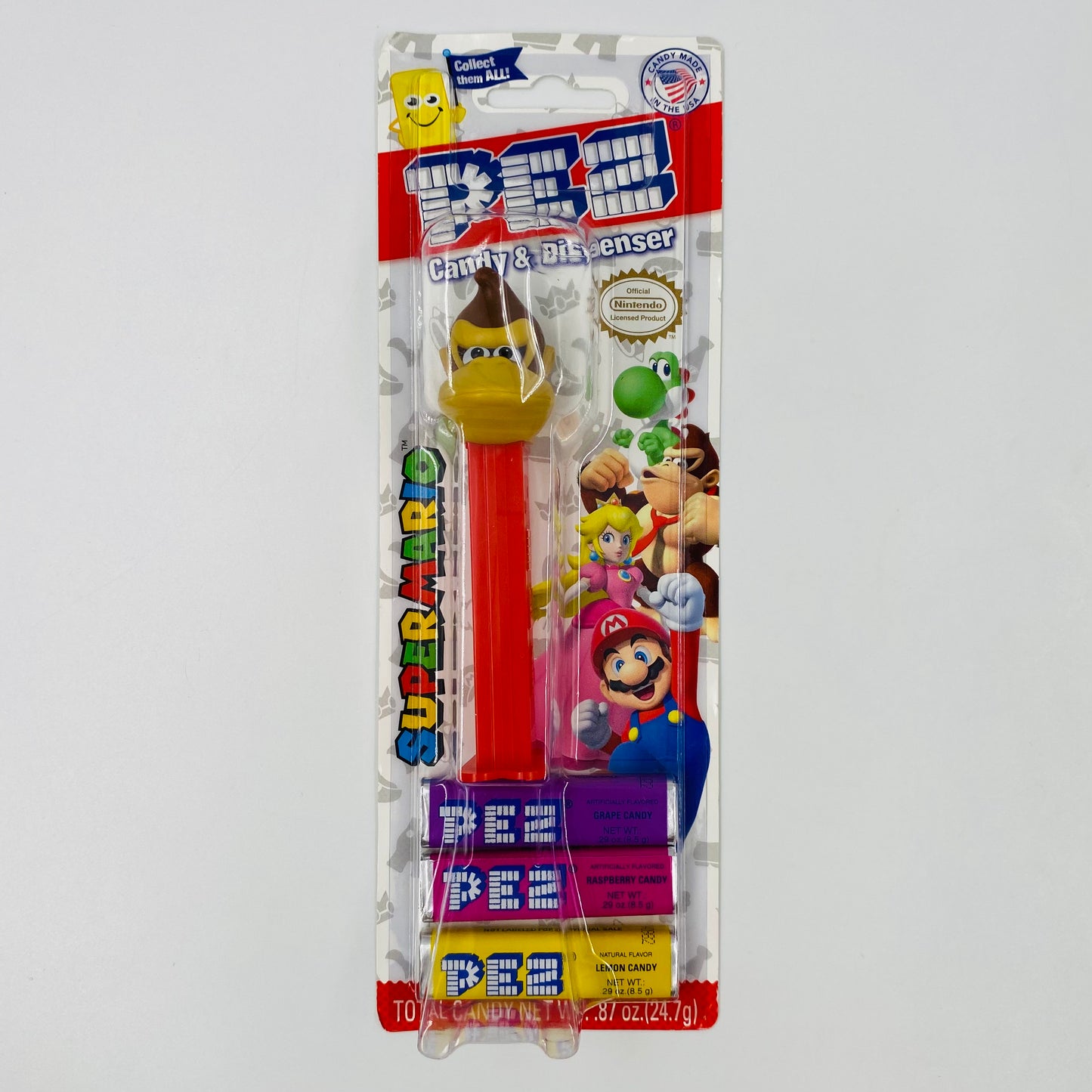 Super Mario Donkey Kong PEZ dispenser (2017) carded 7.5 China