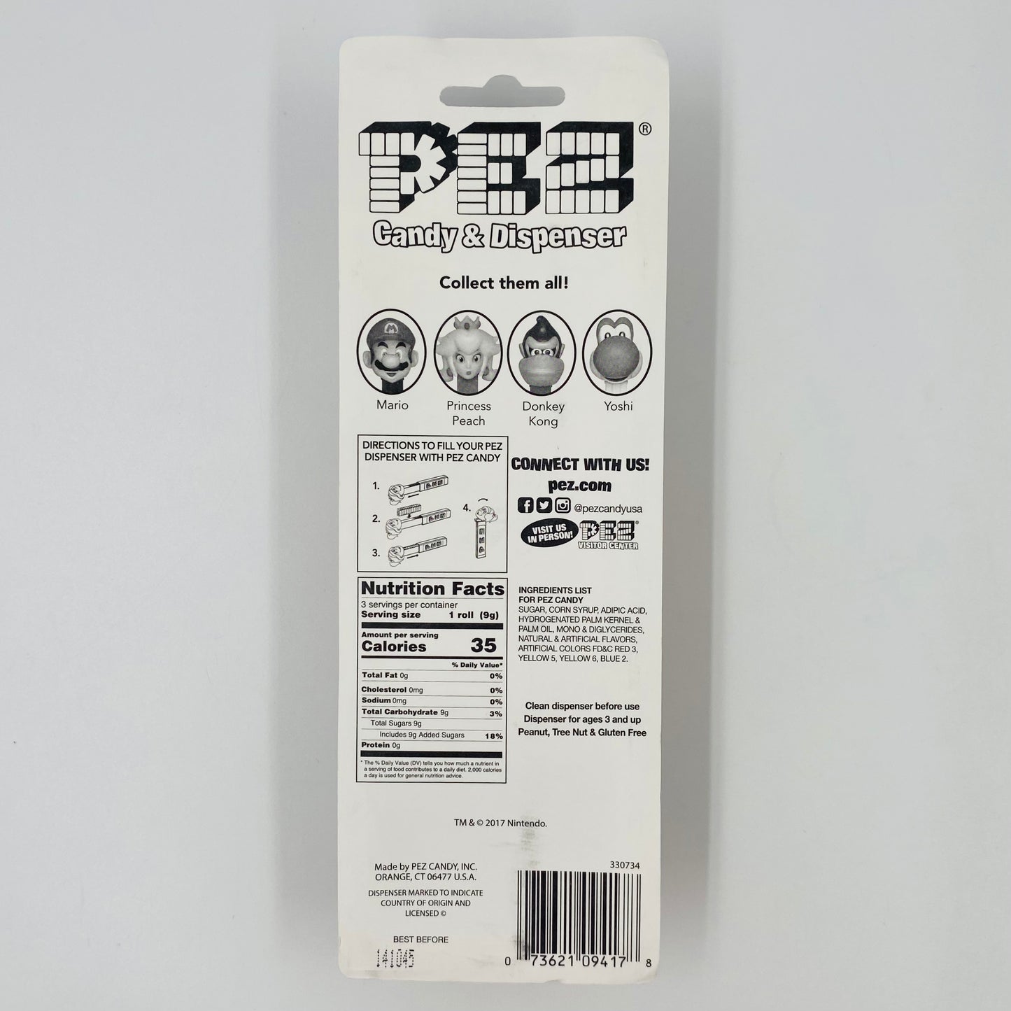 Super Mario Donkey Kong PEZ dispenser (2017) carded 7.5 China