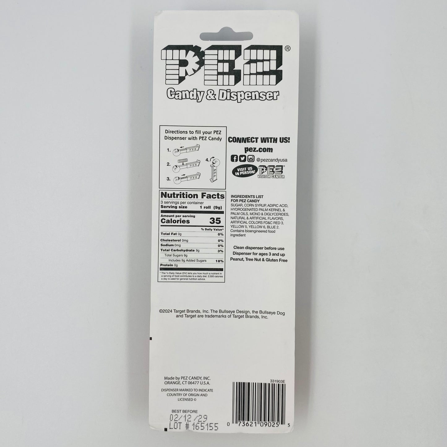 PEZ Trucks Target Truck PEZ dispenser (2024) carded