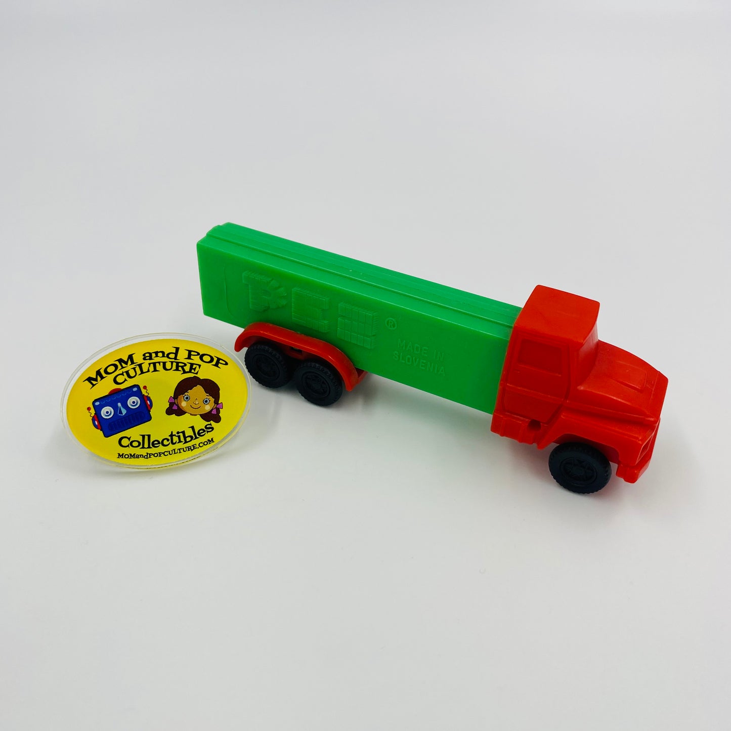 PEZ Trucks Series D R1 red cab/green trailer PEZ dispenser (1991) loose 4.9 Slovenia
