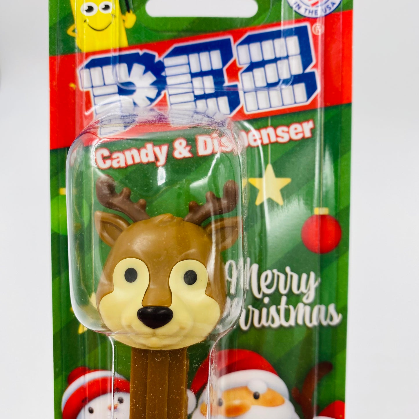 Christmas Reindeer PEZ dispenser (2023) carded 7.5 China
