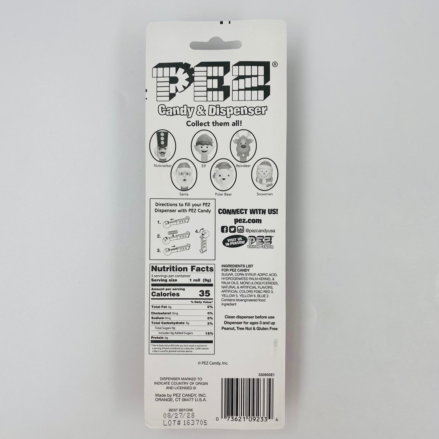 Christmas Reindeer PEZ dispenser (2023) carded 7.5 China