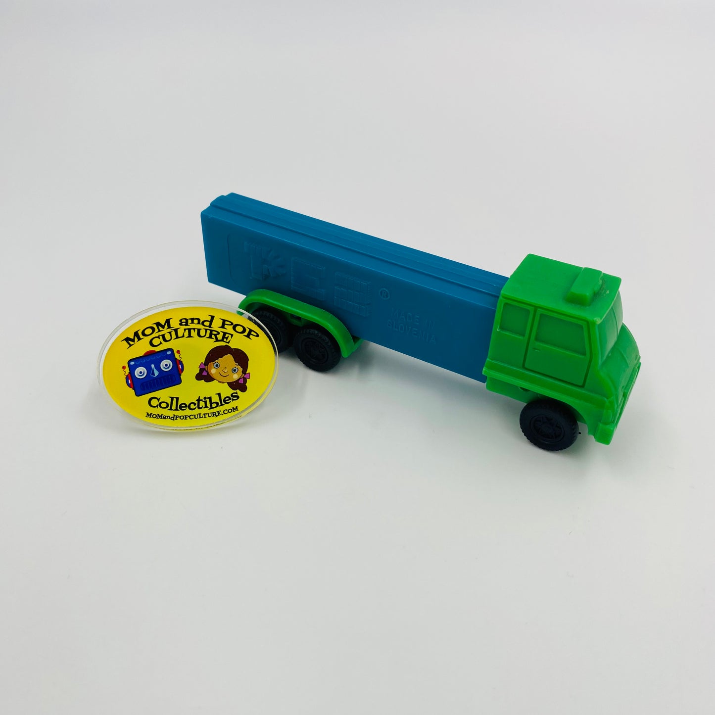 PEZ Trucks Series D R3 green cab/blue trailer PEZ dispenser (1991) loose 4.9 Slovenia