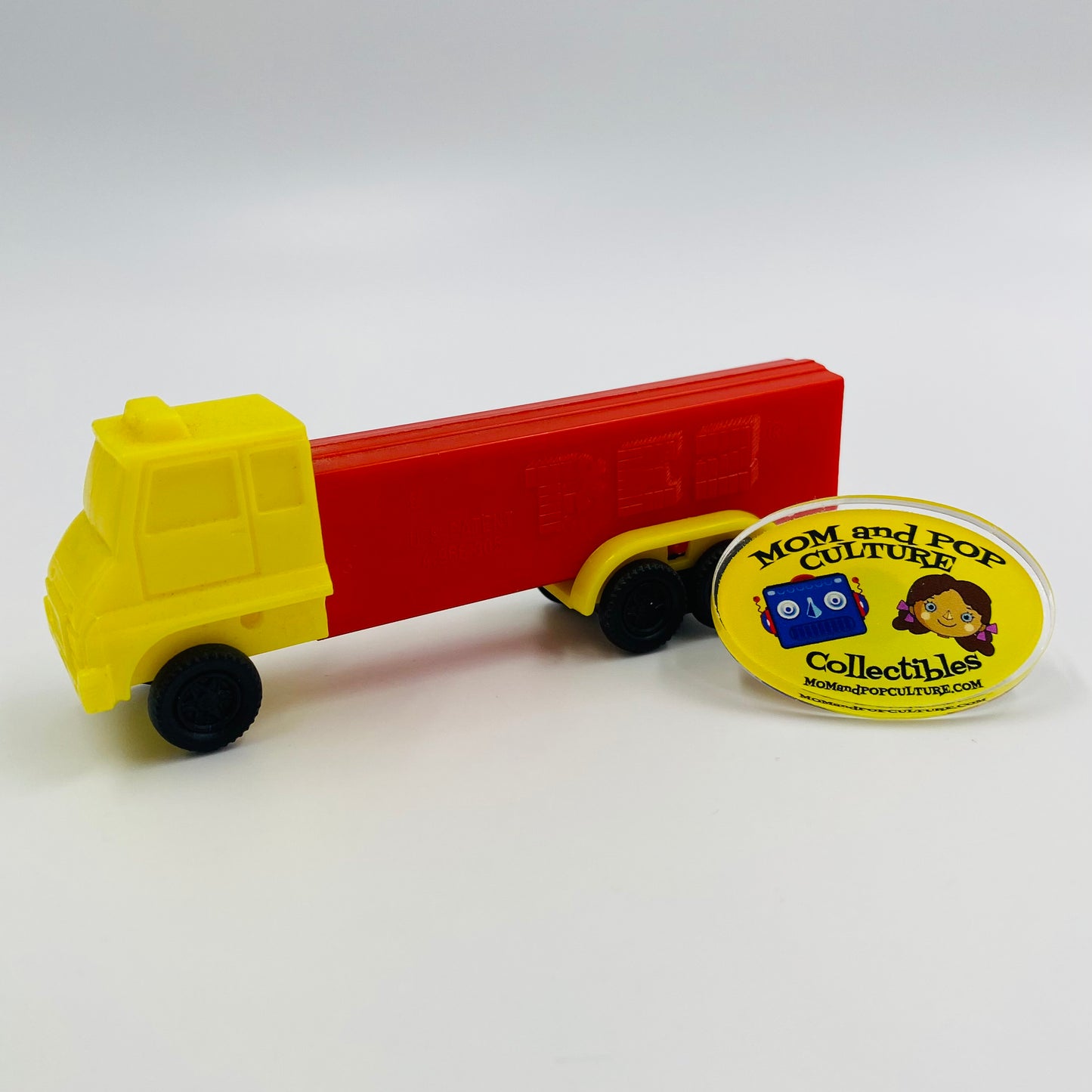PEZ Trucks Series D R3 yellow cab/red trailer PEZ dispenser (1991) loose 4.9 Slovenia