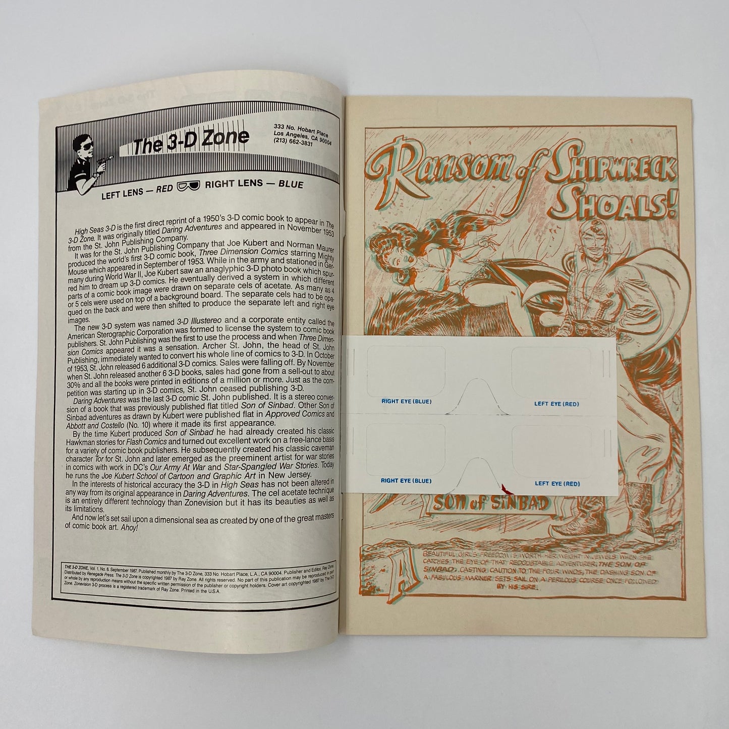 The 3-D Zone #8 High Seas (1987) The 3-D Zone (FN)