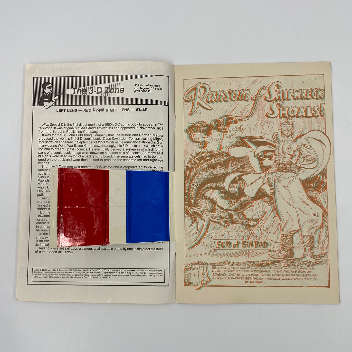 The 3-D Zone #8 High Seas (1987) The 3-D Zone (FN)