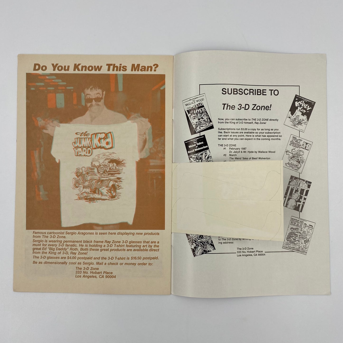 The 3-D Zone #8 High Seas (1987) The 3-D Zone (FN)