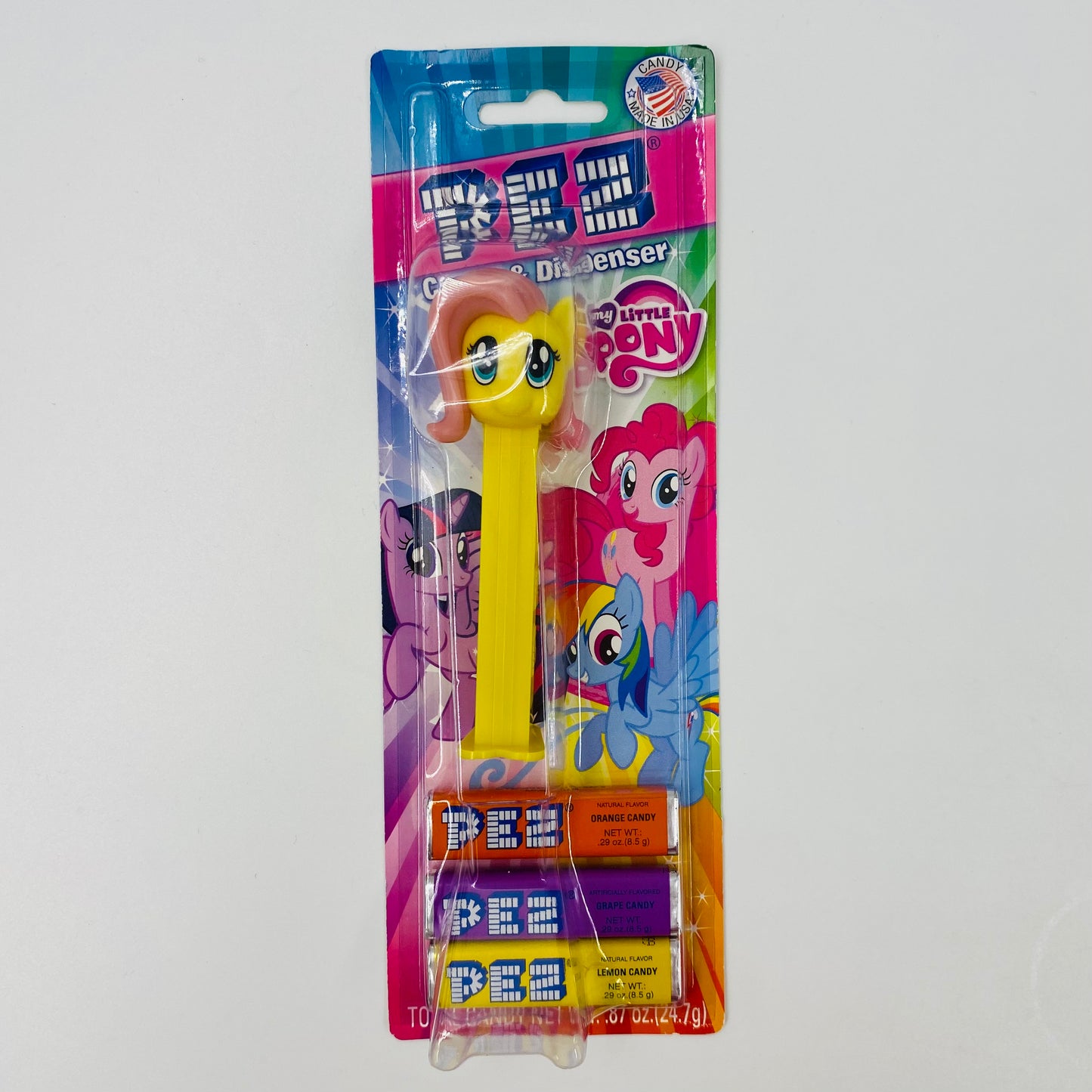 My Little Pony Fluttershy PEZ dispenser (2016) carded 7.5 China