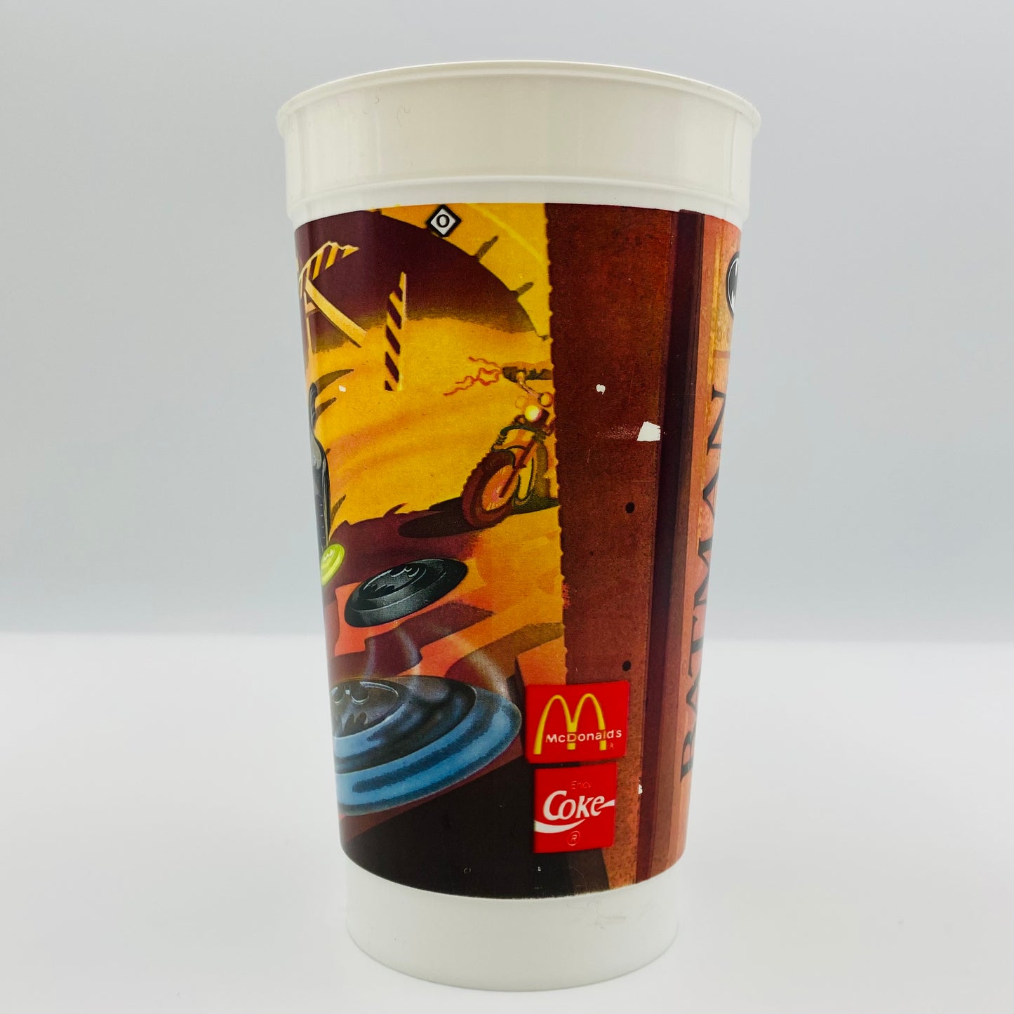 Batman Returns Batmobile 32oz plastic cup (1992) Mcdonald's