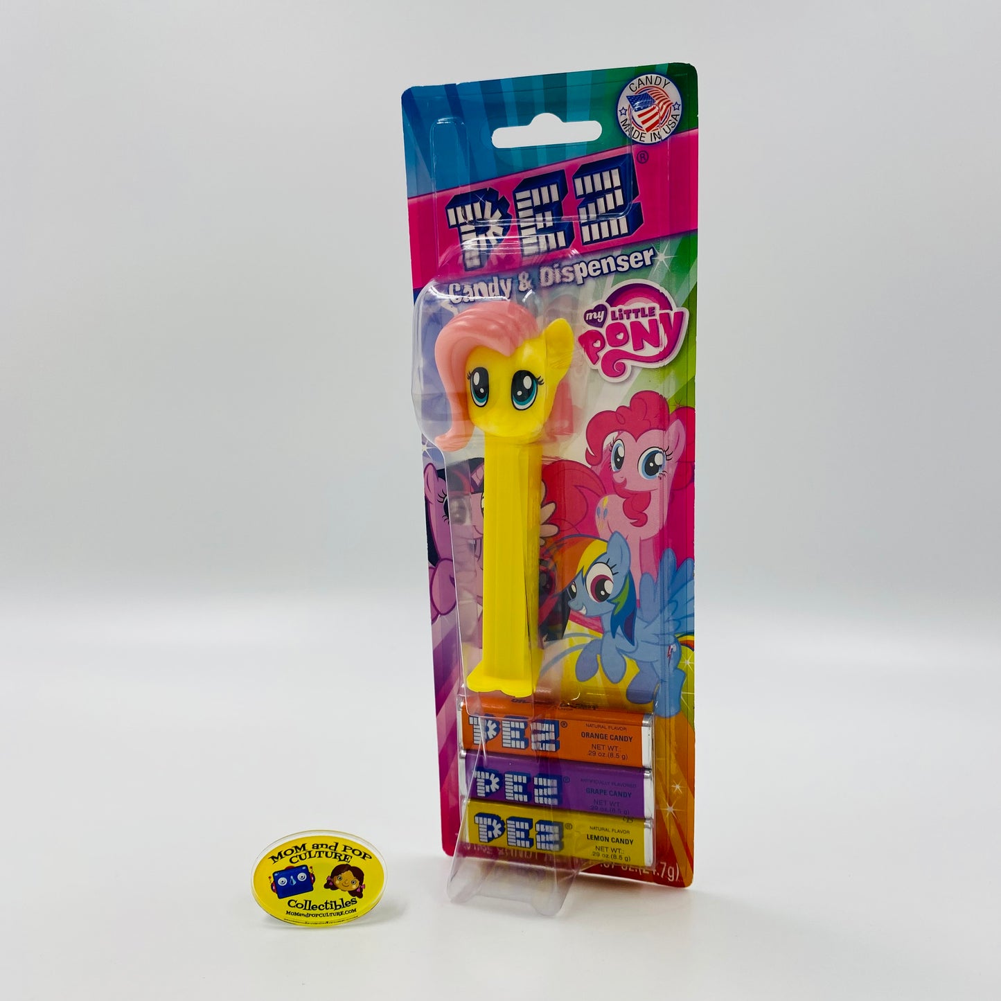 My Little Pony Fluttershy PEZ dispenser (2016) carded 7.5 China