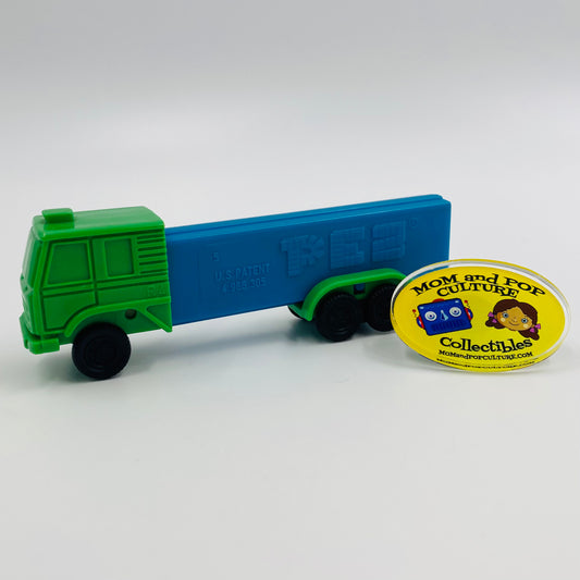 PEZ Trucks Series D R4 green cab/blue trailer PEZ dispenser (1991) loose 4.9 Yugoslavia