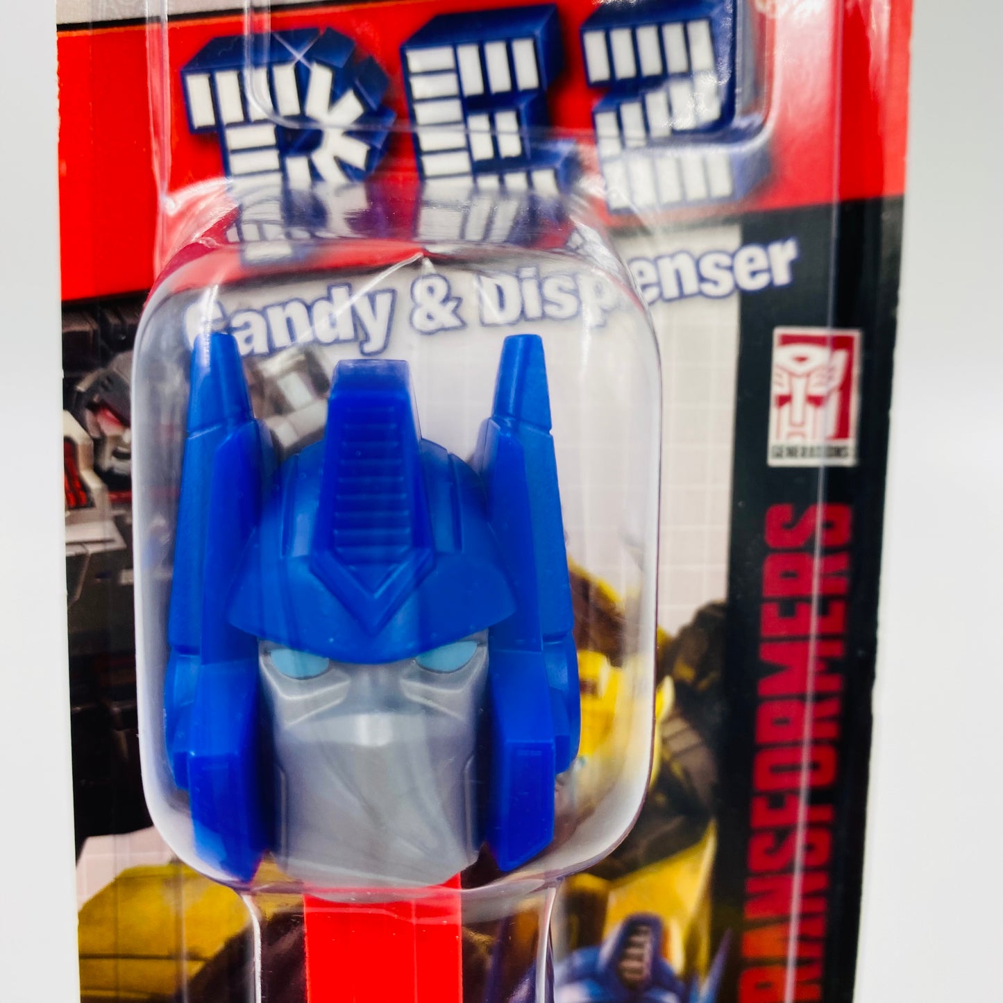 Transformers Optimus Prime PEZ dispenser (2015) carded 7.5 Hungary