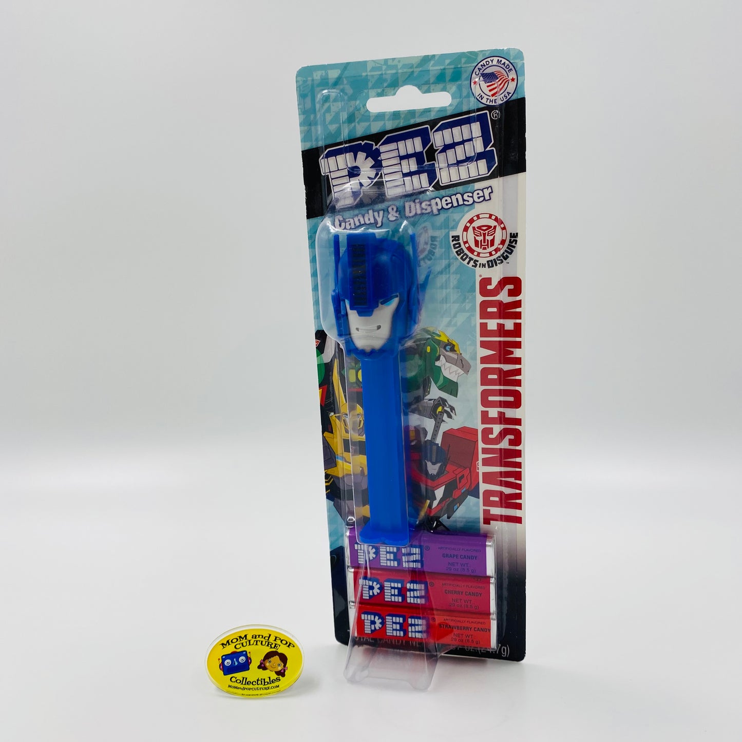 Transformers Robots in Disguise Optimus Prime PEZ dispenser (2016) carded 7.5 Hungary