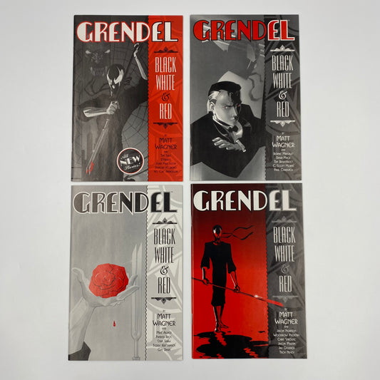 Grendel Black, White & Red #1-4 (1998-1999) Dark Horse (VF-, VF-, VF-, FN-)