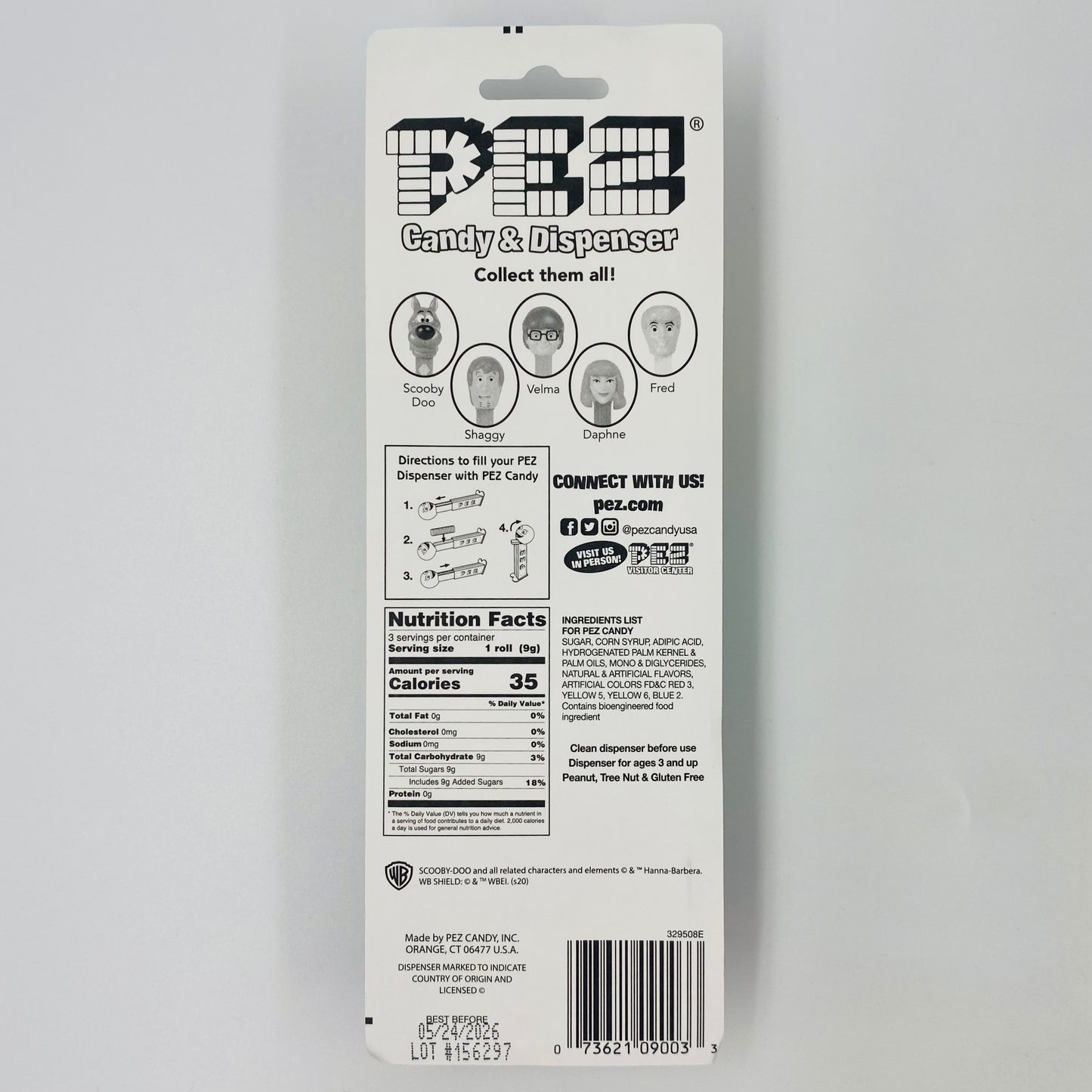 Scooby-Doo! Shaggy PEZ dispenser (2020) carded