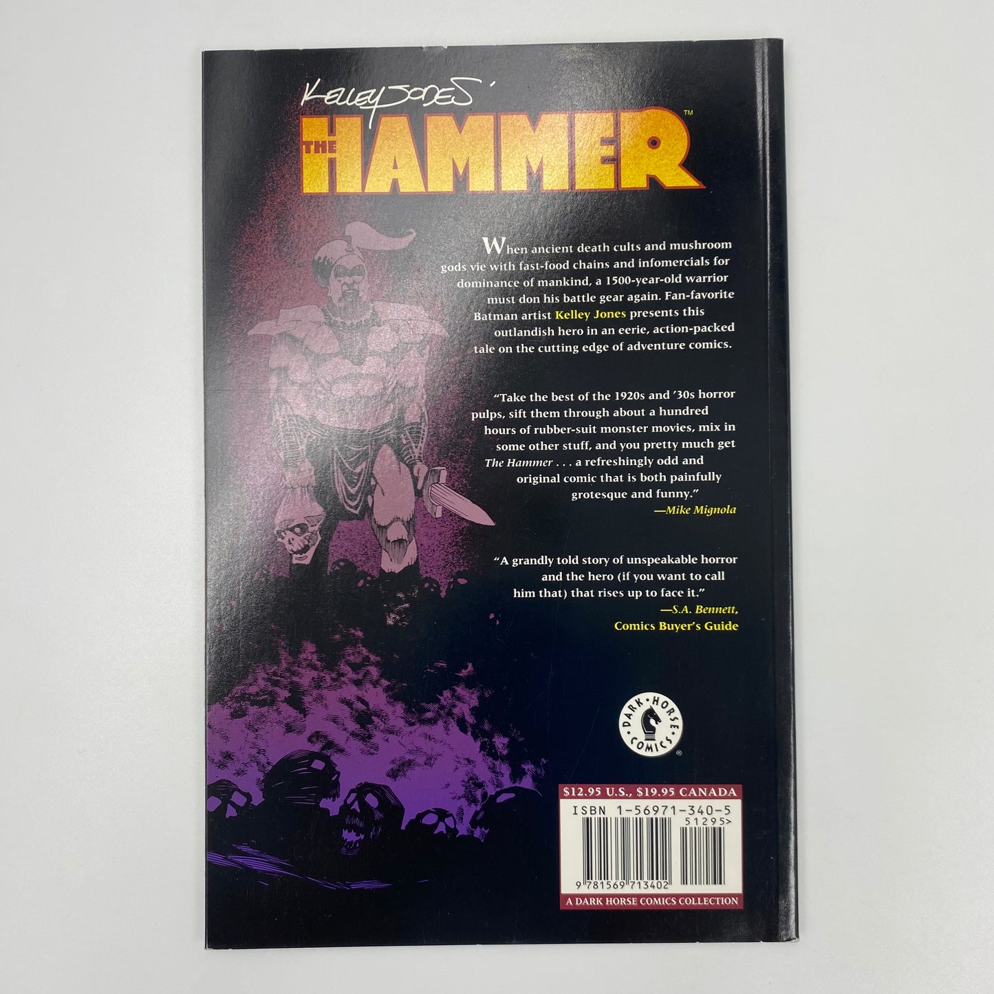 Kelly Jones’ The Hammer One Big Lie first edition TP (1998) Dark Horse
