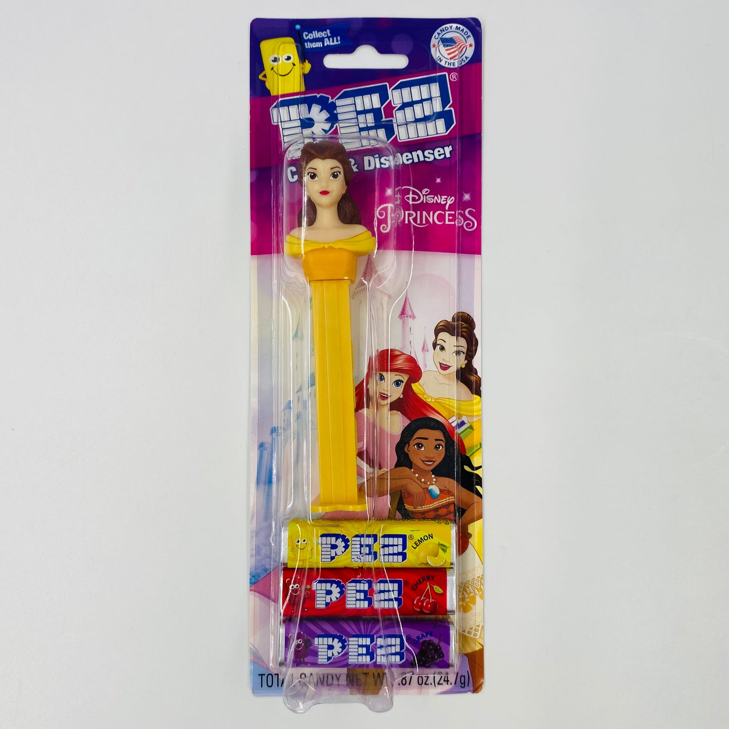 Disney Princess Beauty and the Beast Belle PEZ dispenser (2023) carded 7.5 China
