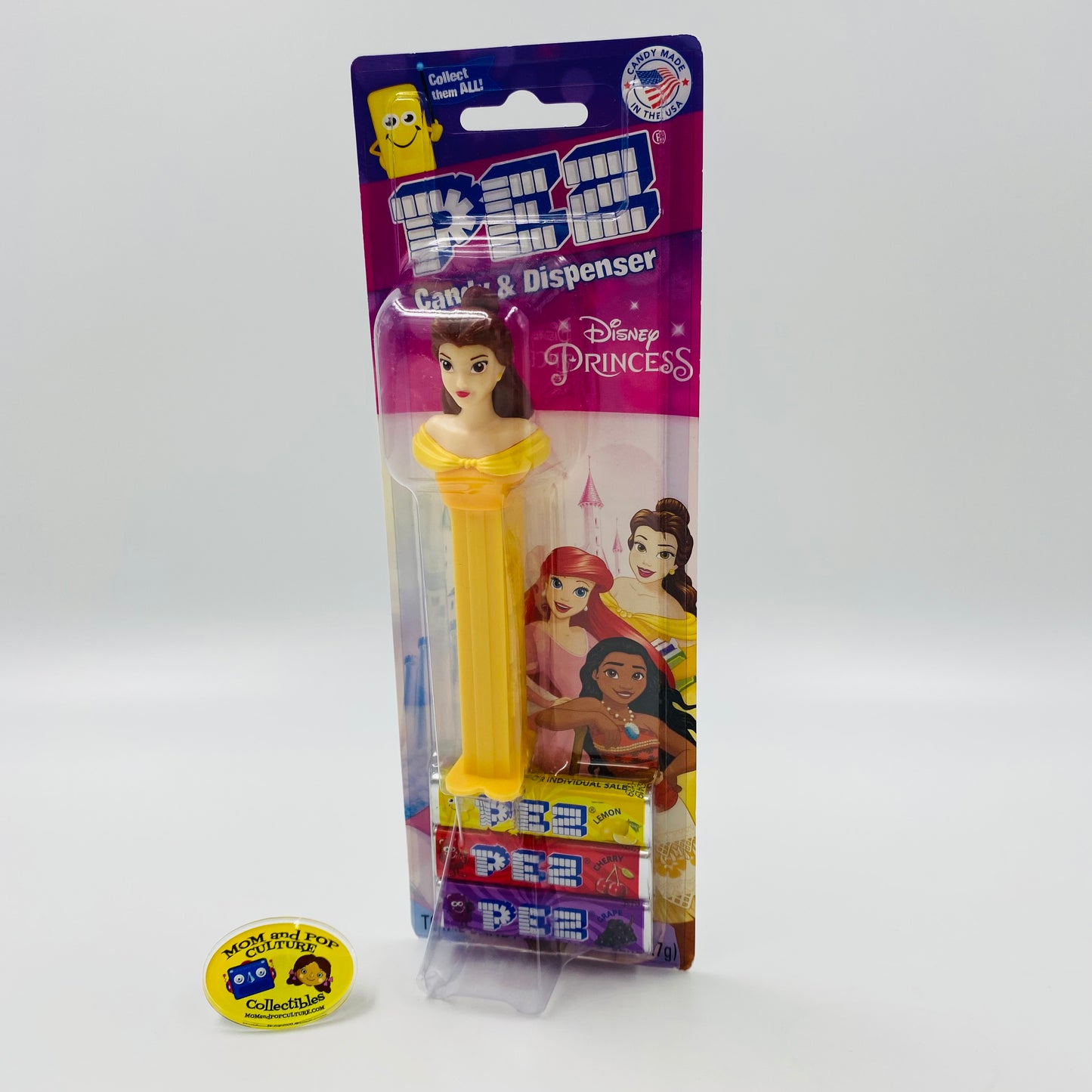 Disney Princess Beauty and the Beast Belle PEZ dispenser (2023) carded 7.5 China