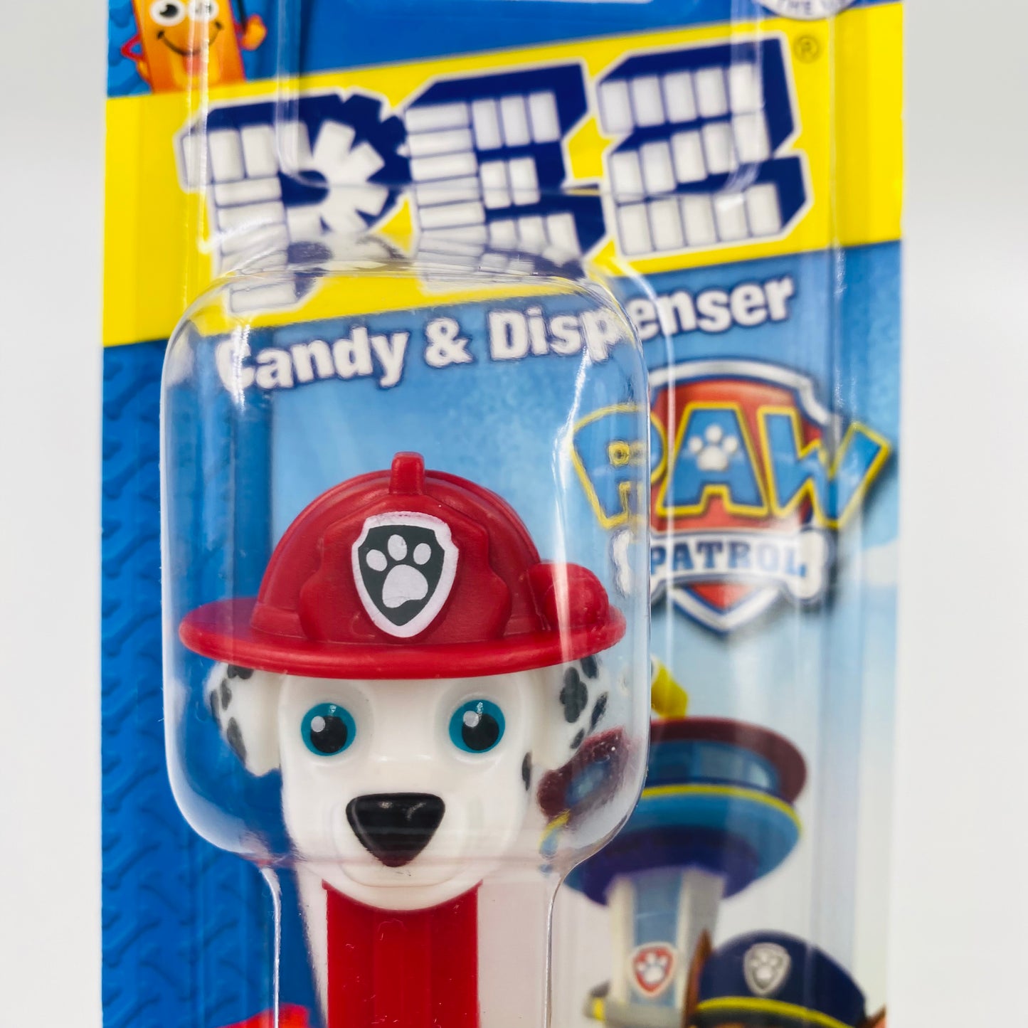 Paw Patrol Marshall PEZ dispenser (2017) carded 7.5 China