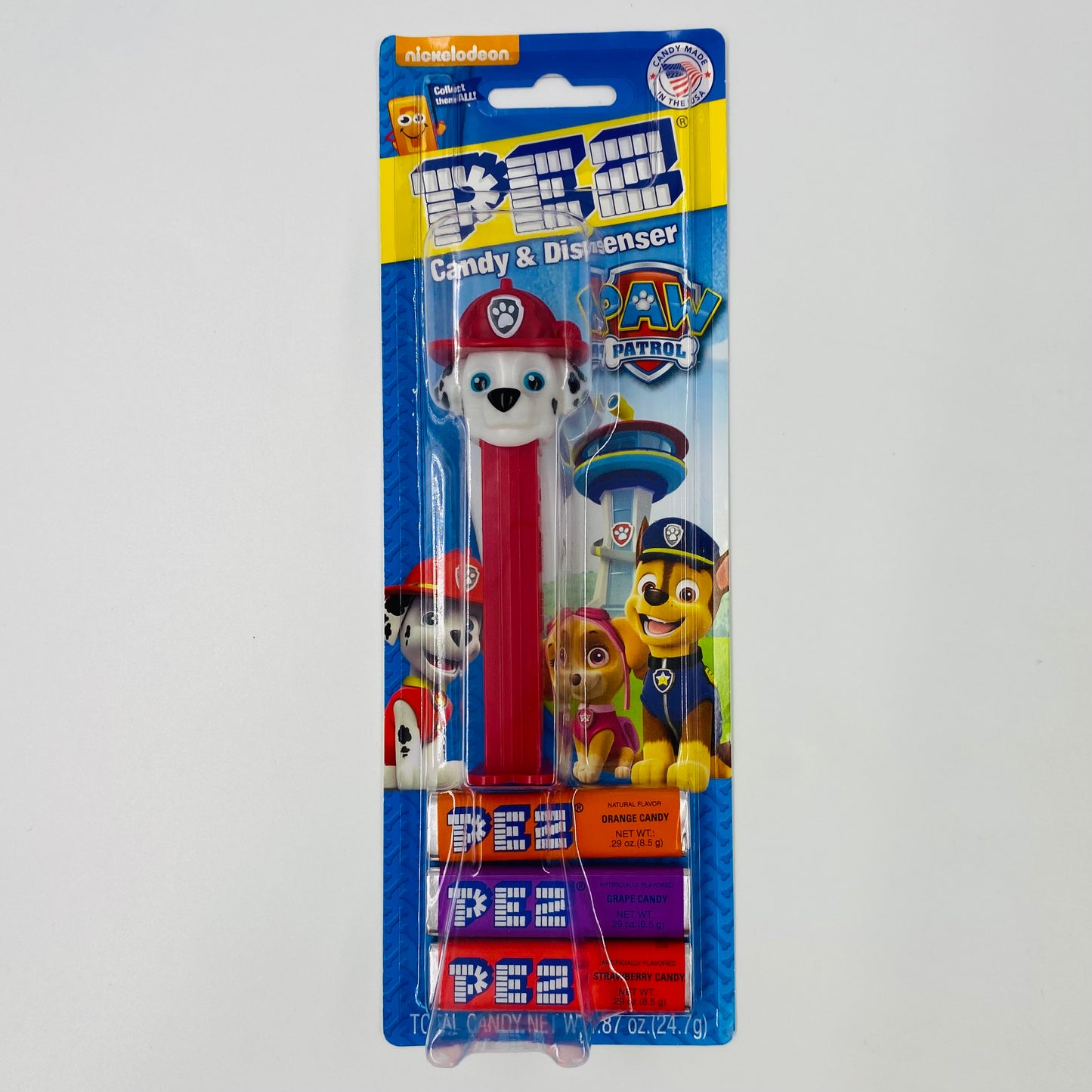 Paw Patrol Marshall PEZ dispenser (2017) carded 7.5 China